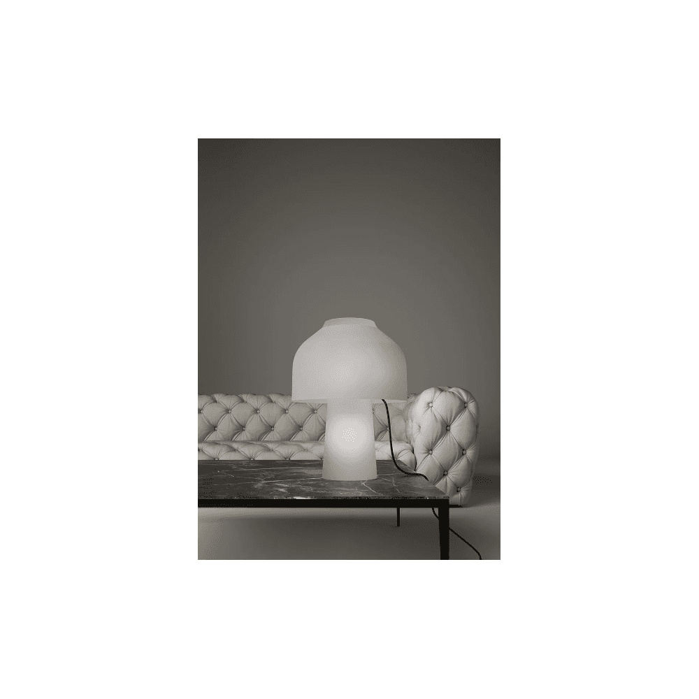 Karman Lilly Table Lamp - Frosted White Glass