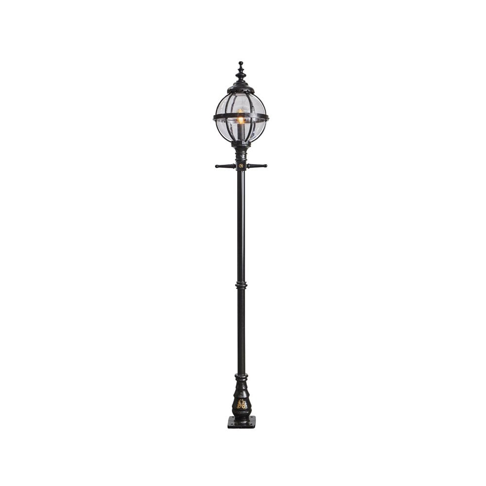 Harte Victorian 2.7m Globe Lamp Post - Cast Iron