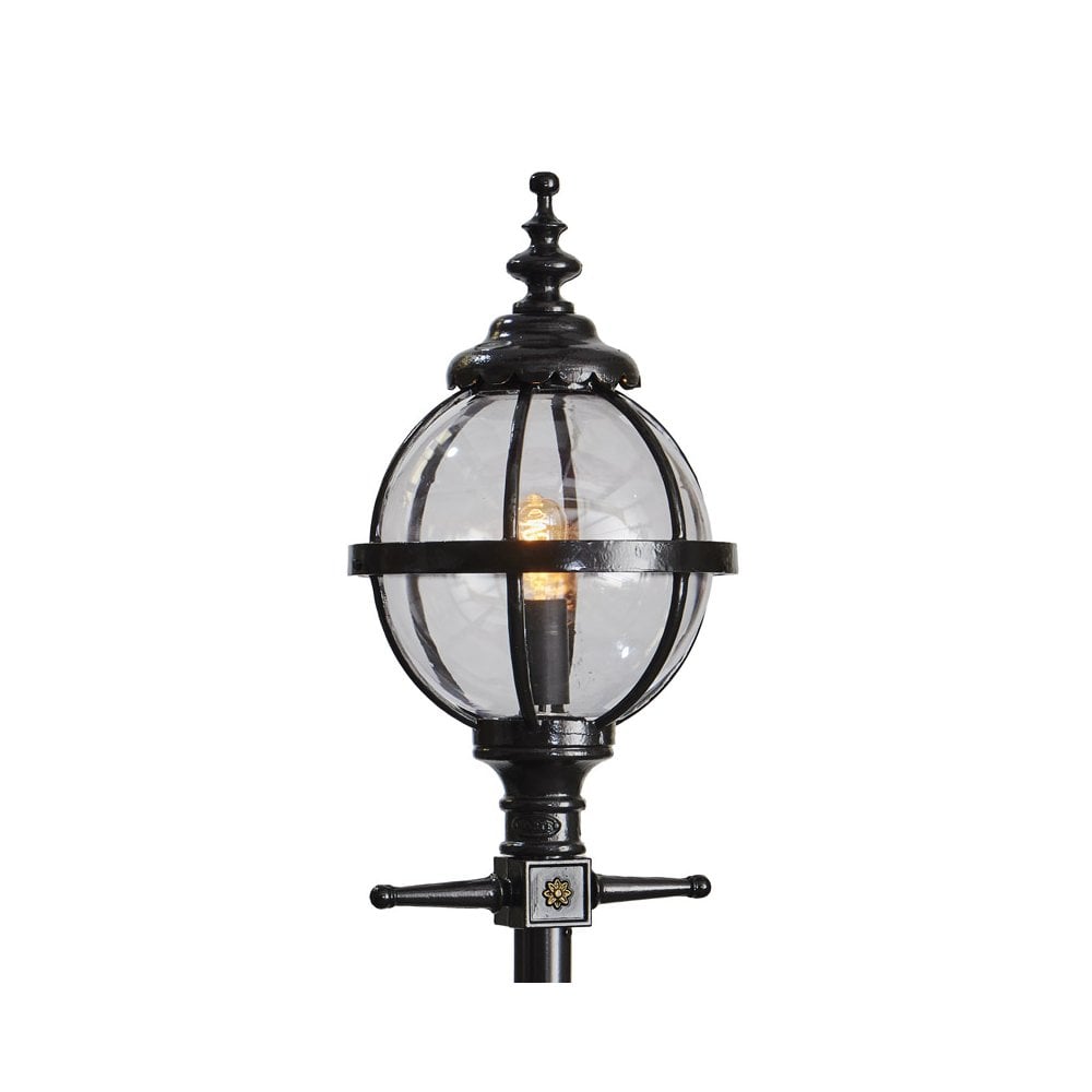 Harte Victorian 2.7m Globe Lamp Post - Cast Iron