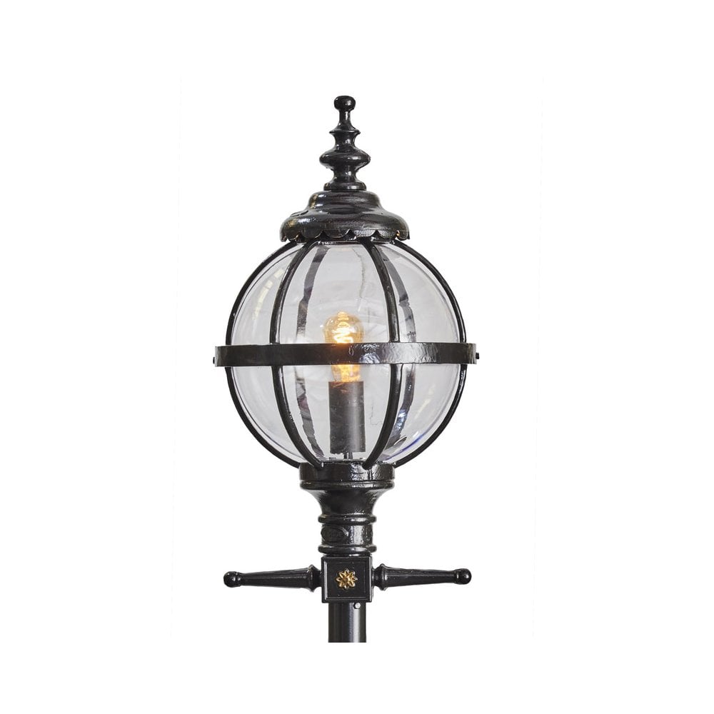 Harte Victorian 2.7m Globe Lamp Post - Cast Iron