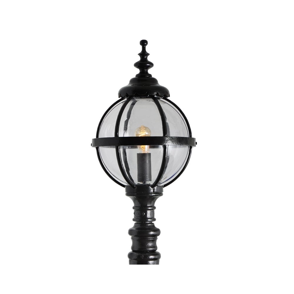 Harte Victorian Style 1.59m Globe Pedestal Light - Cast Iron