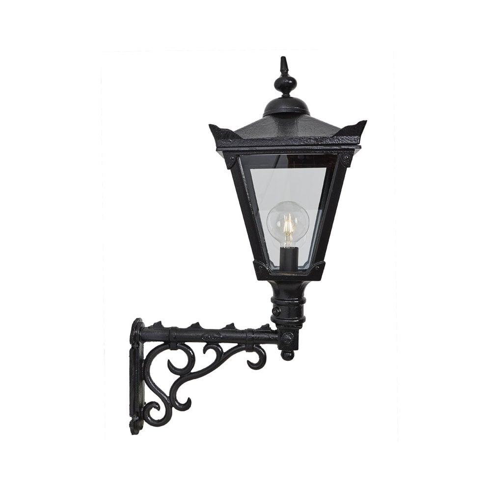 Harte Victorian 1.1m Traditional Wall Light With Decorative Arm - Cast Iron