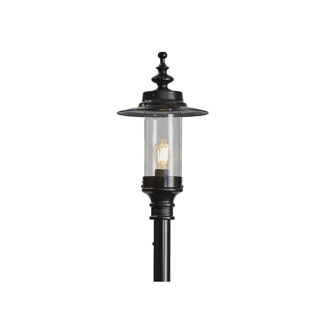 Harte Georgian Style 2.55m Lamp Post - Cast Iron & Steel