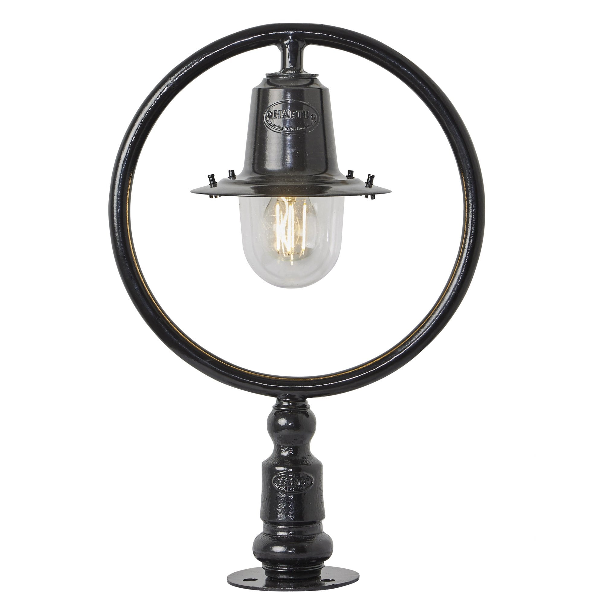 Harte Classic Railway Style 0.52m Pier Light - Cast Iron & Steel