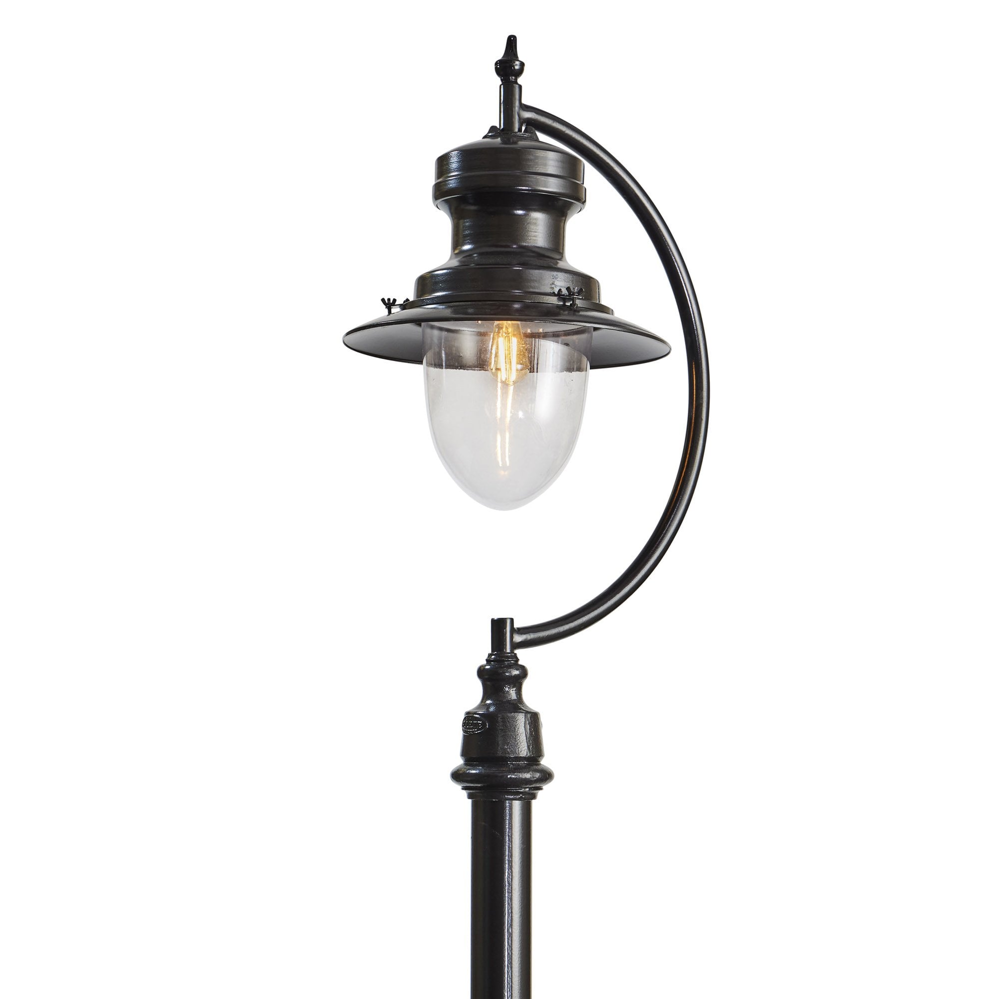 Harte Vintage Tear Drop 3.7m Lamp Post - Cast Iron & Steel