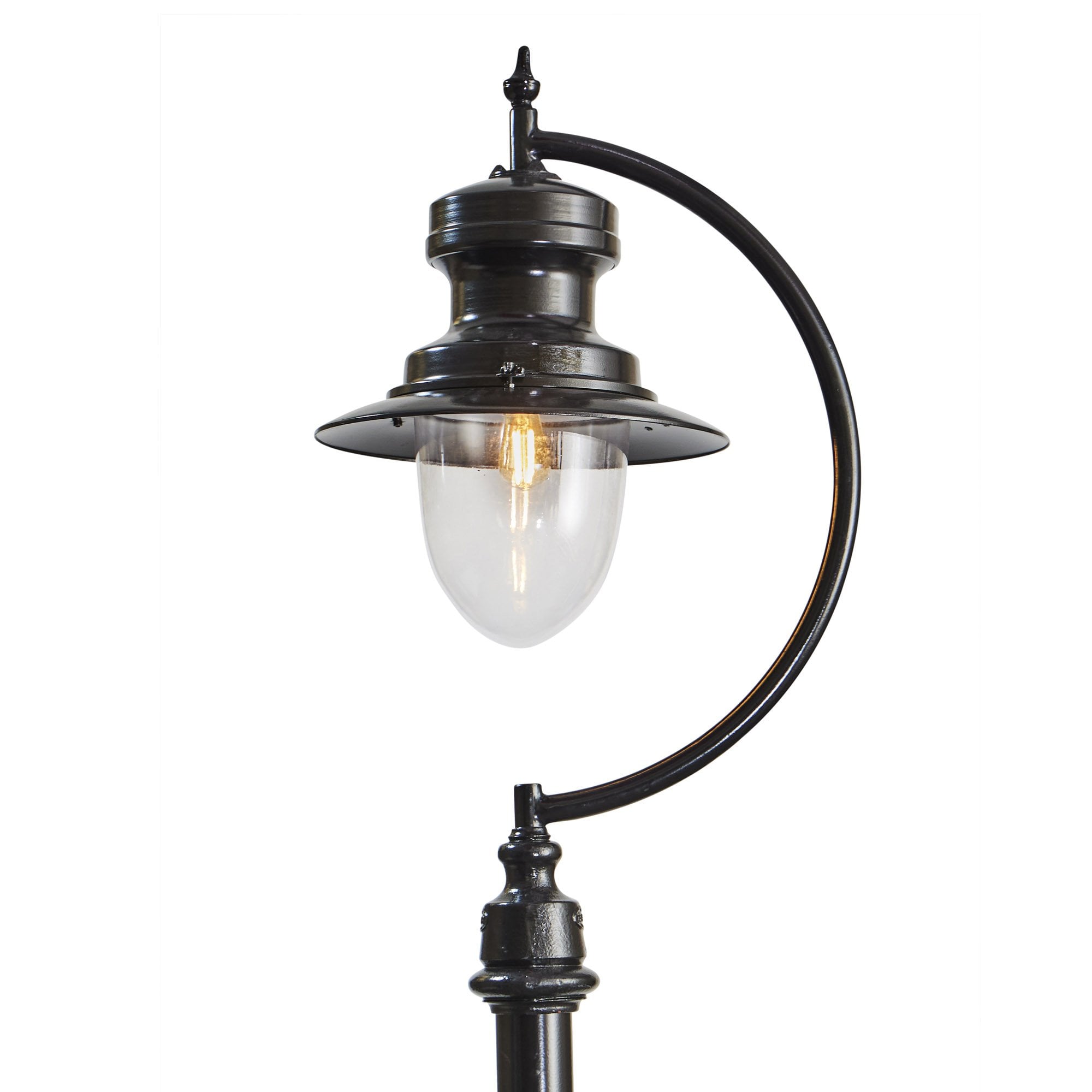 Harte Vintage Tear Drop 3.7m Lamp Post - Cast Iron & Steel