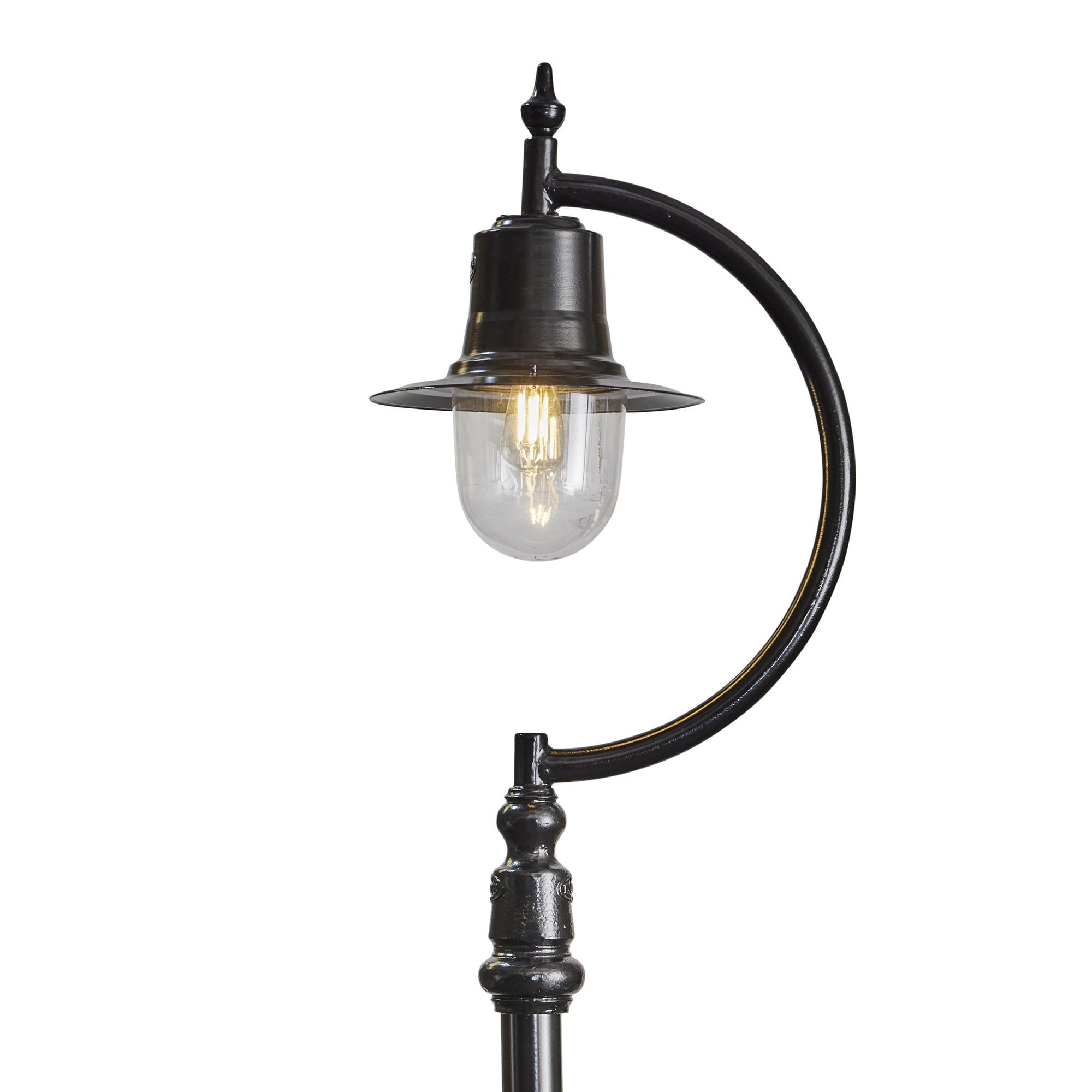 Harte Vintage Tear Drop 2.8m Lamp Post - Cast Iron & Steel