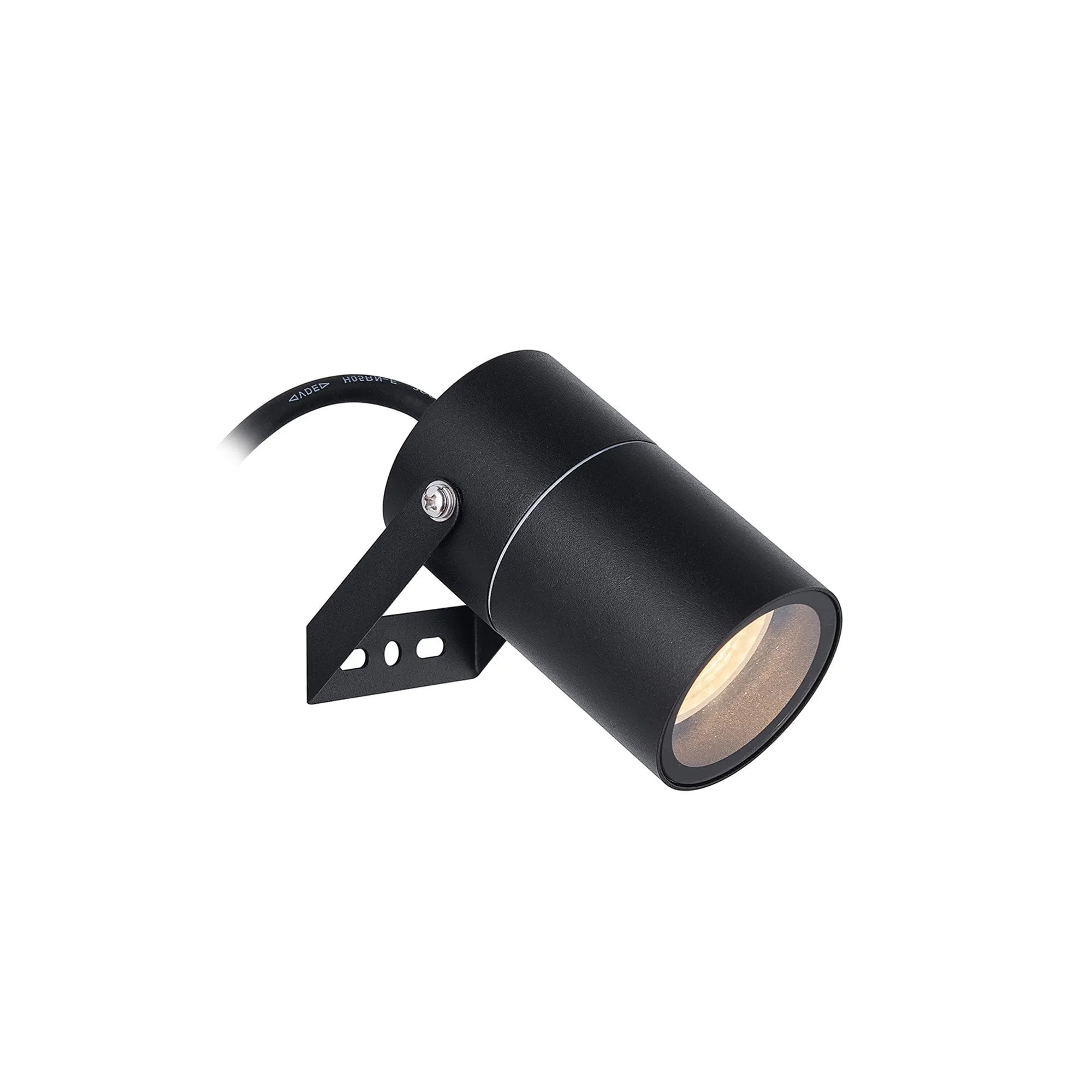 Mantra Quebec IP65 GU10 Spike/Wall Light - Black