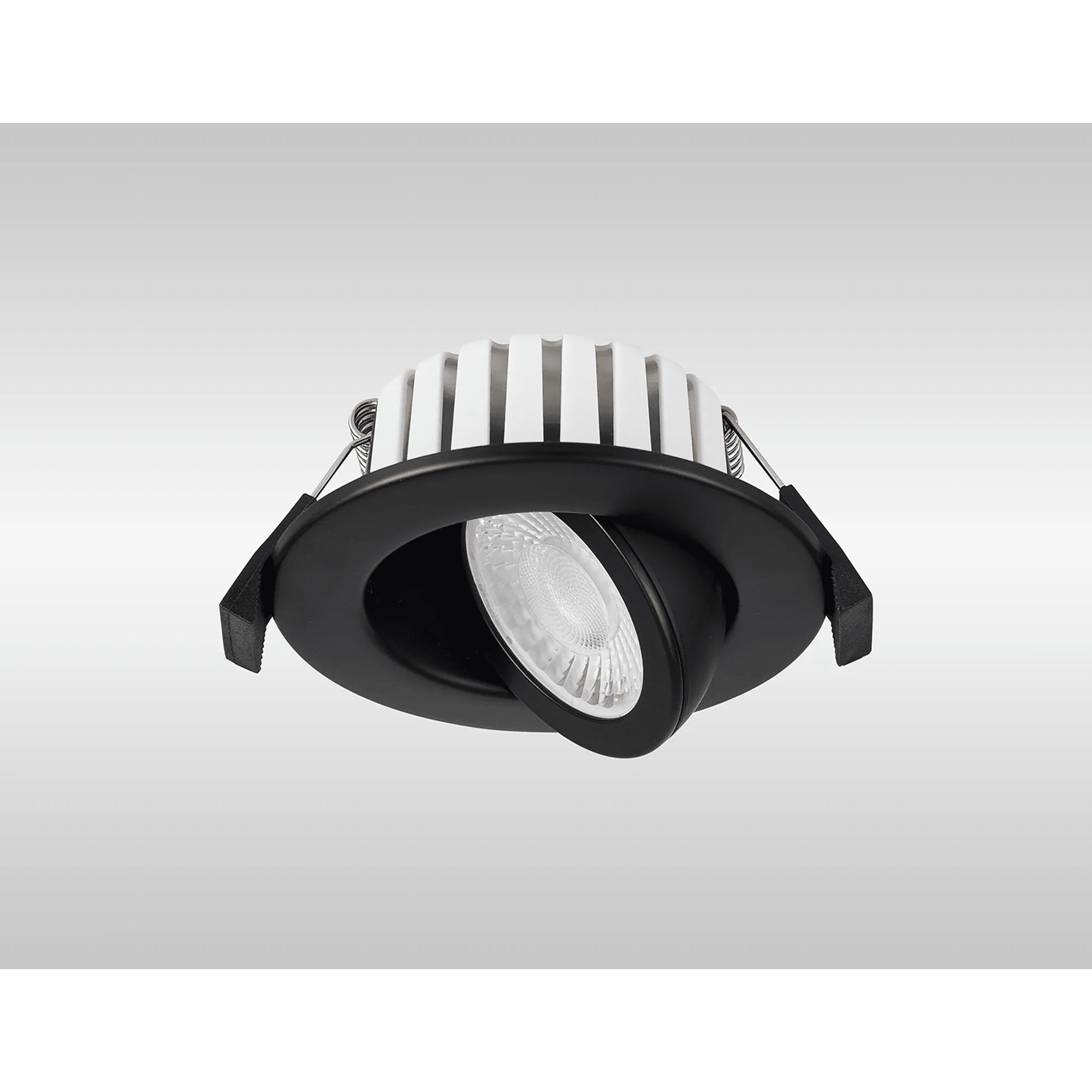 Fabula Mulgrave CCT LED Adjustable Downlight - IP65 Fire Rated - Matt Black