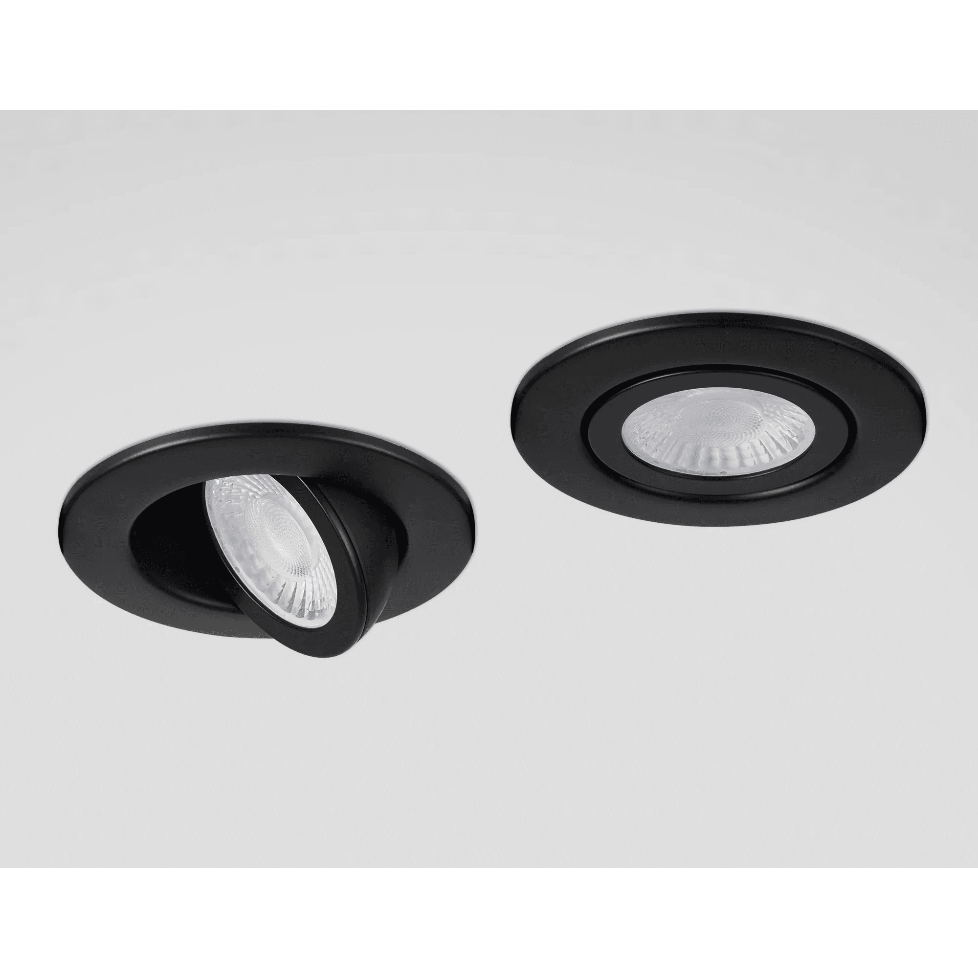 Fabula Mulgrave CCT LED Adjustable Downlight - IP65 Fire Rated - Matt Black