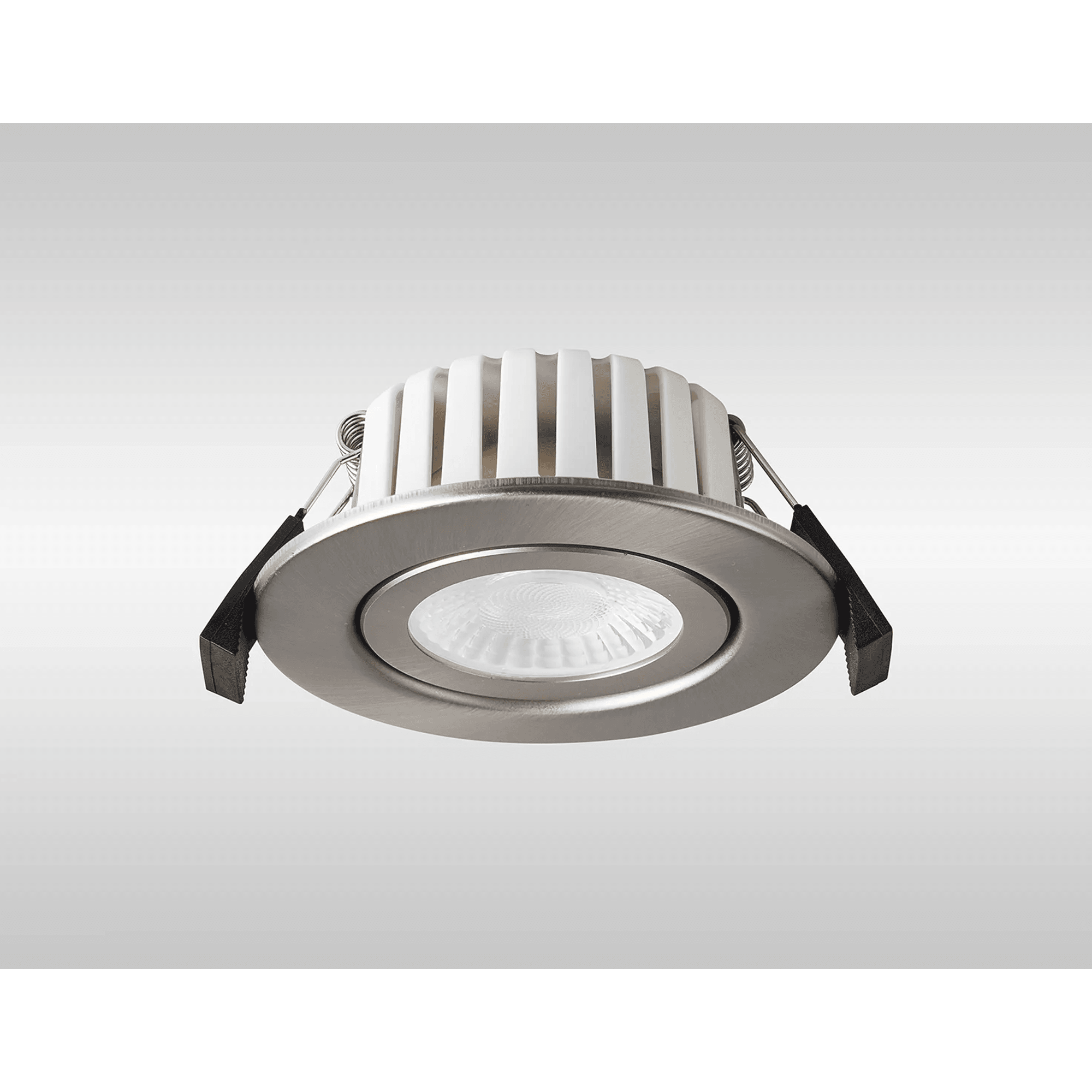 Fabula Mulgrave CCT LED Adjustable Downlight  - IP65 Fire Rated - Brushed Nickel