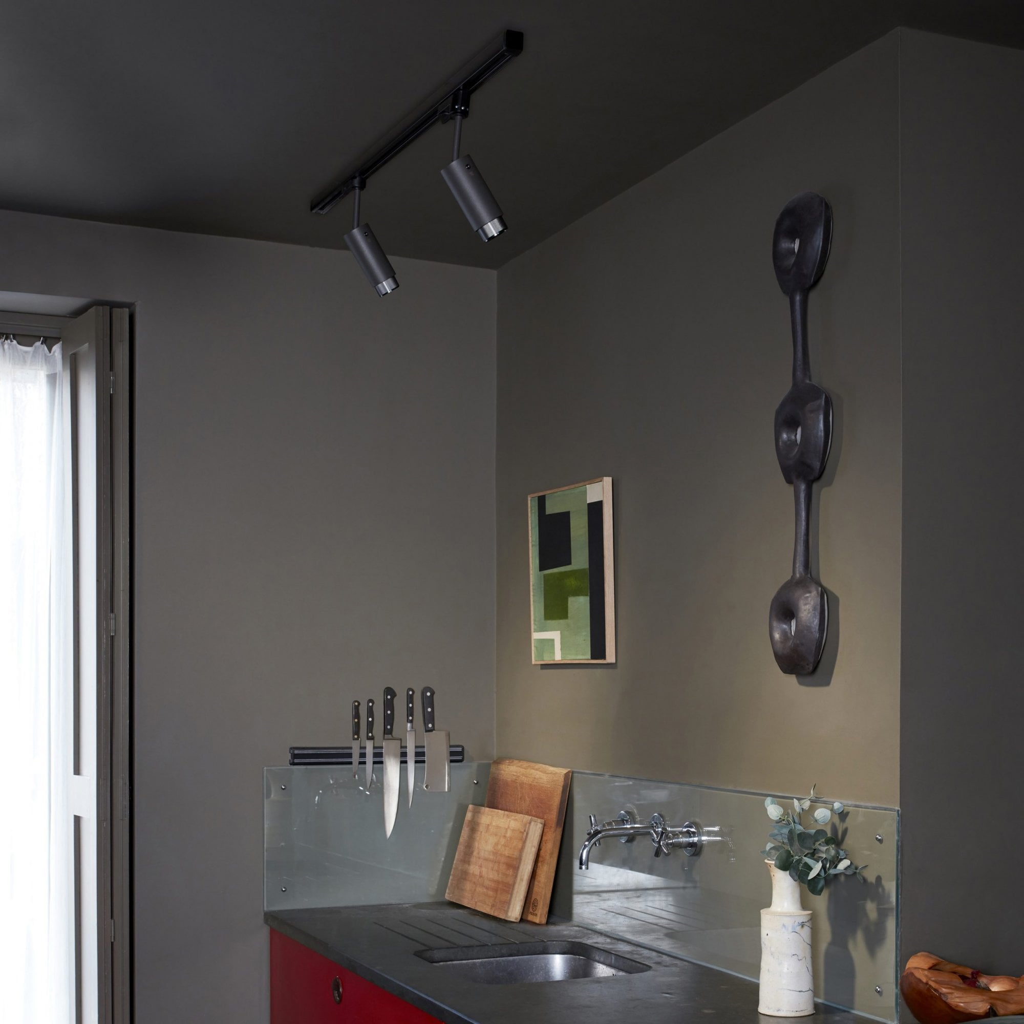 Buster + Punch Exhaust Linear Graphite Track Spotlight