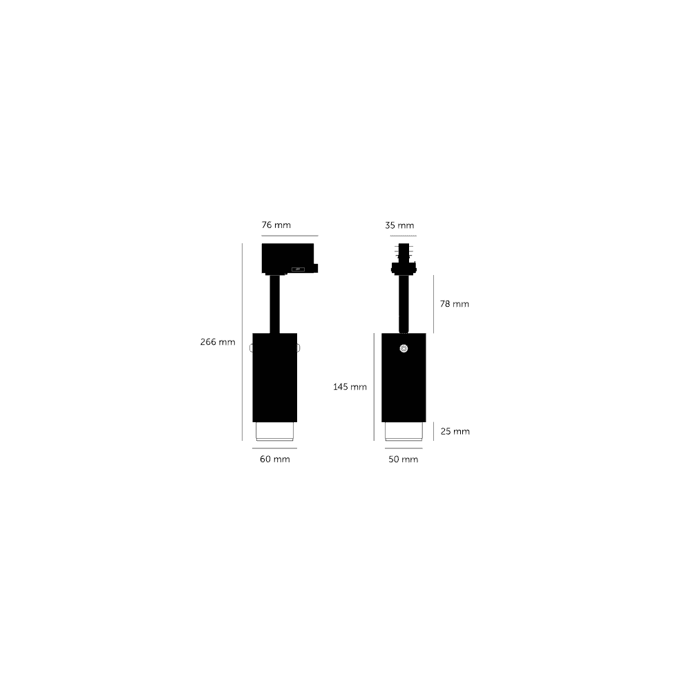 Buster + Punch Exhaust Cross Stone Track Spotlight