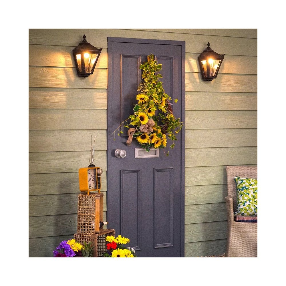 Harte Victorian 0.37m Traditional Bulkhead Light - Cast Iron