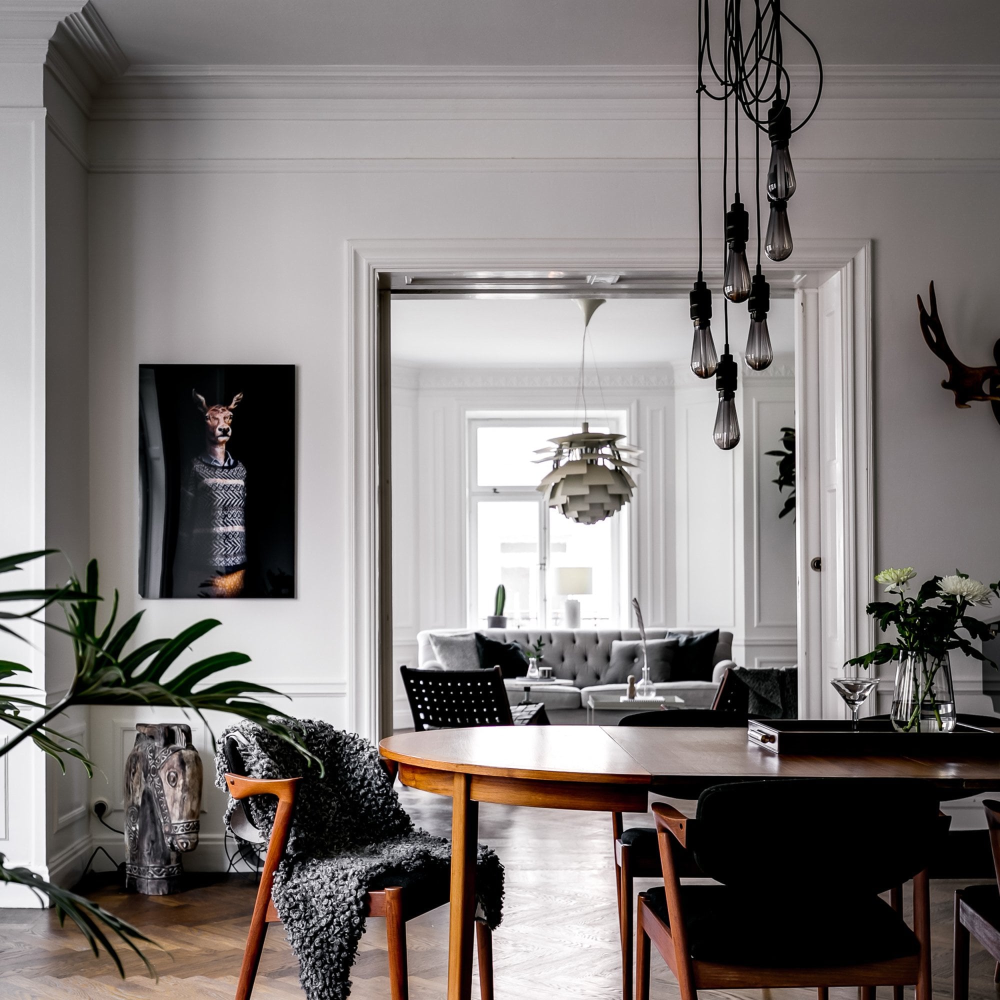 Buster + Punch Hooked 6.0 Nude Chandelier