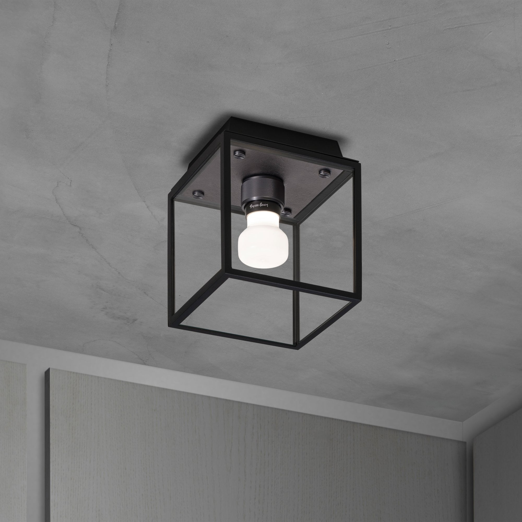 Buster + Punch Caged Wet Ceiling Light IP44 - Small