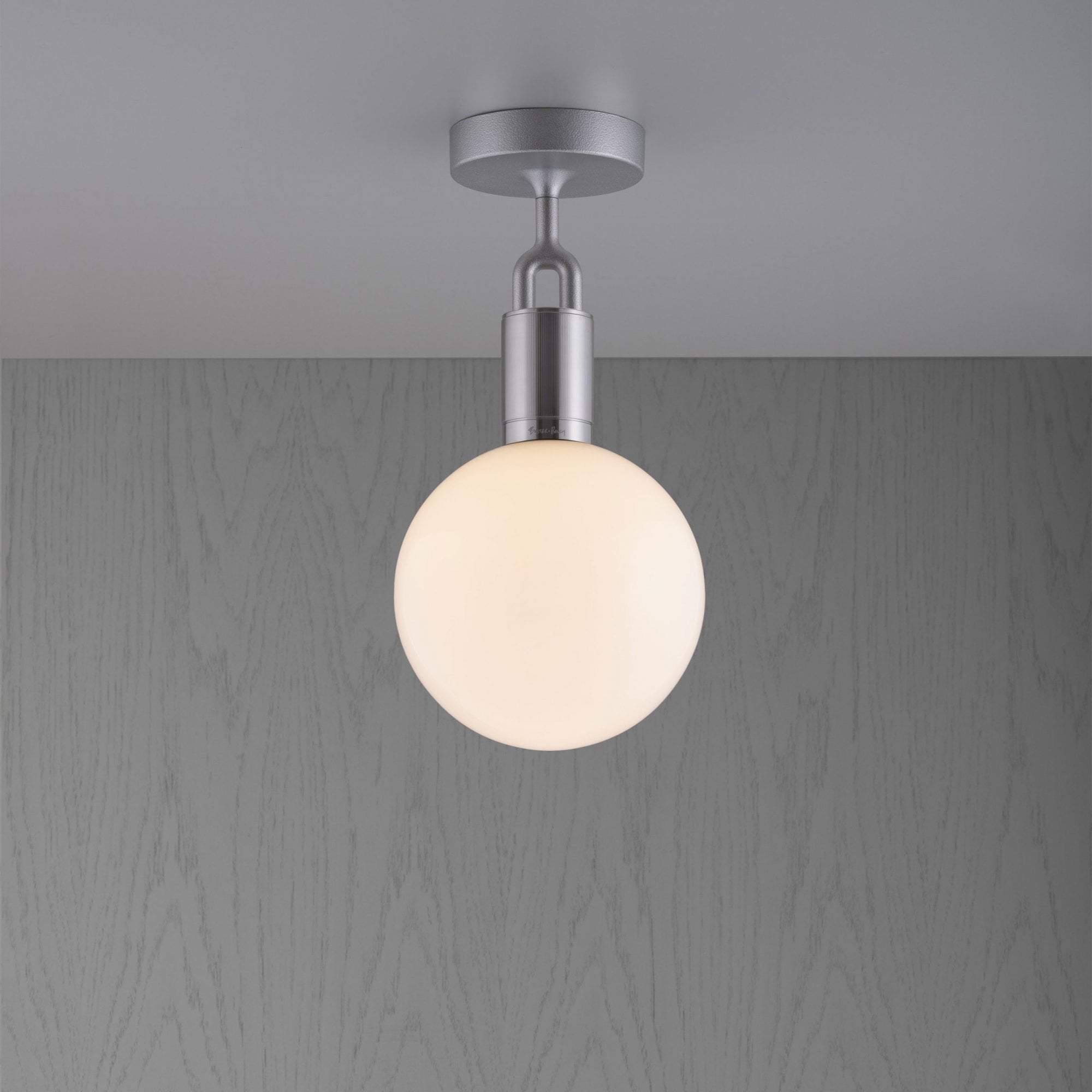 Buster + Punch Forked Ceiling Opal Globe - Medium