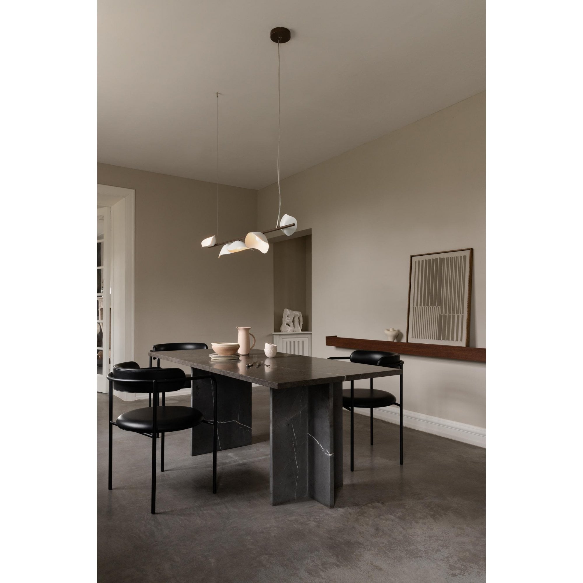 Nuura Florii 5 Linear Light - Dark Bronze & White