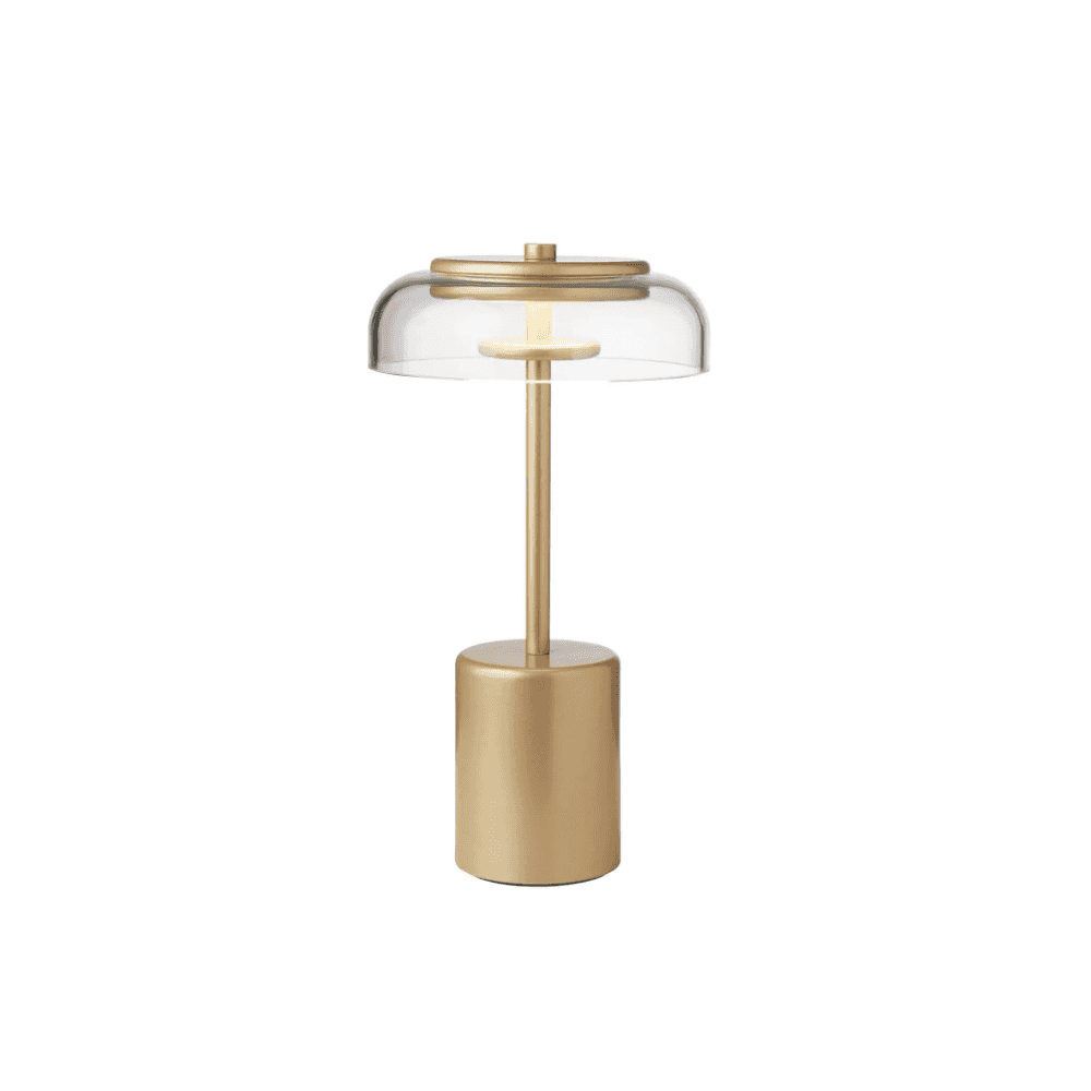 Nuura Blossi Table Mini - Nordic Gold & Clear Glass