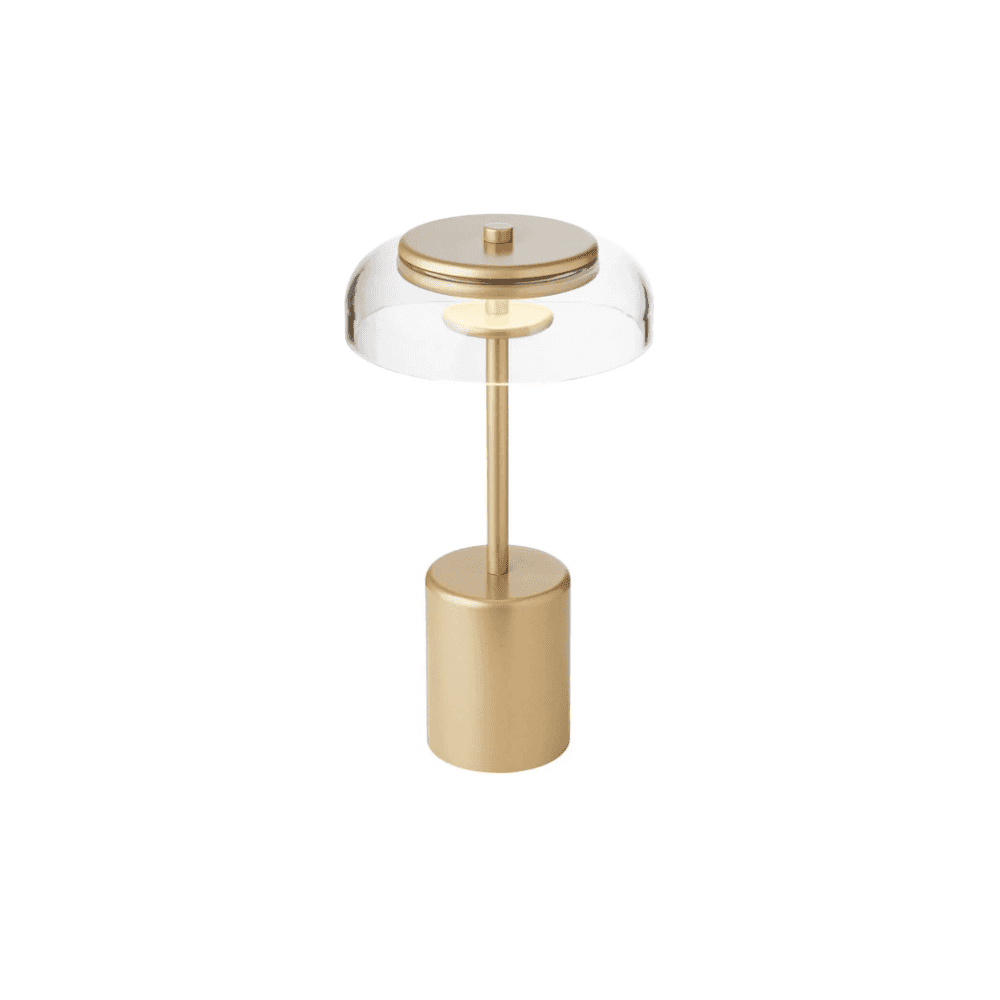 Nuura Blossi Table Mini - Nordic Gold & Clear Glass
