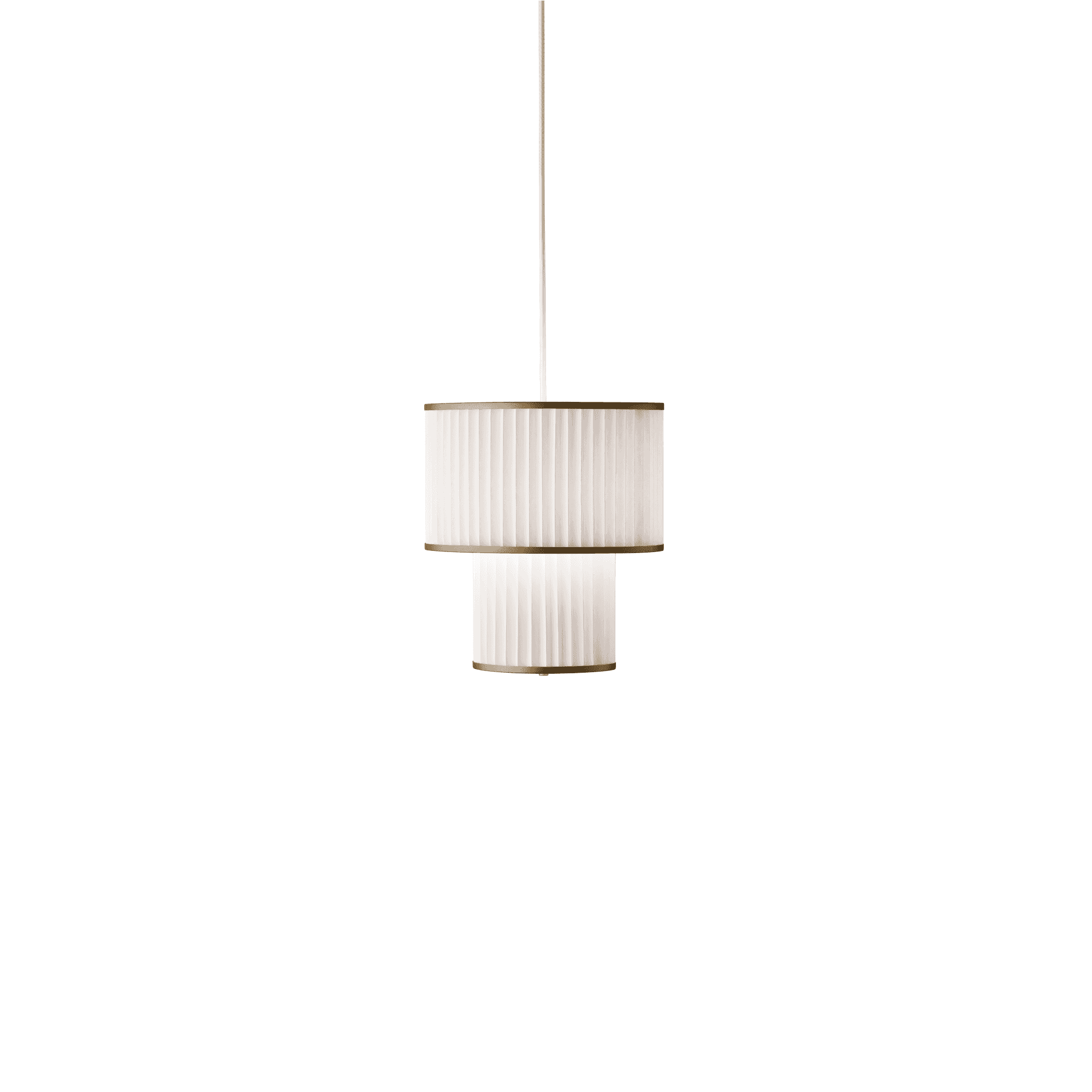 Le Klint 110 Plivello Pendant - White & Gold