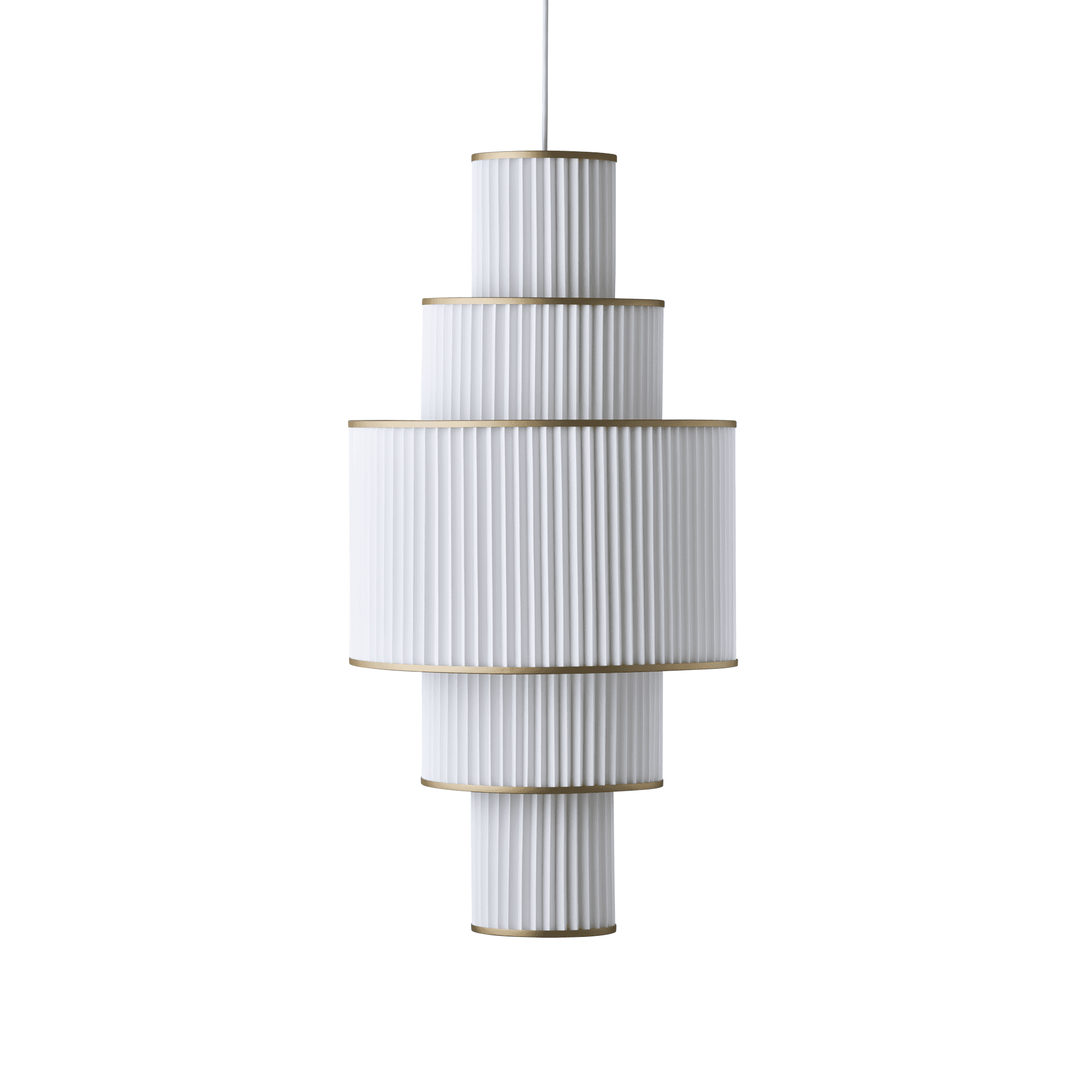 Le Klint 113 Plivello Pendant - White & Gold