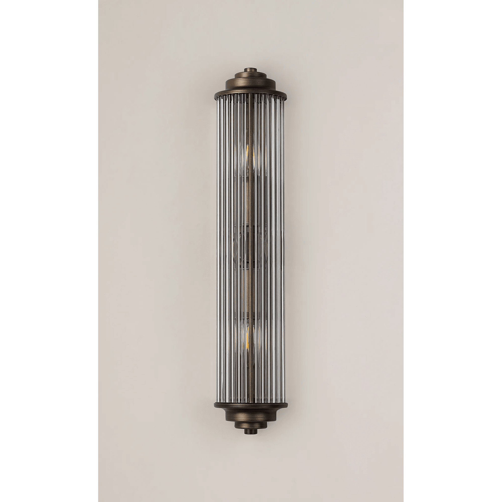 Fabula Wedgewood 2 Light Glass Rod E14 IP44 - Bronze