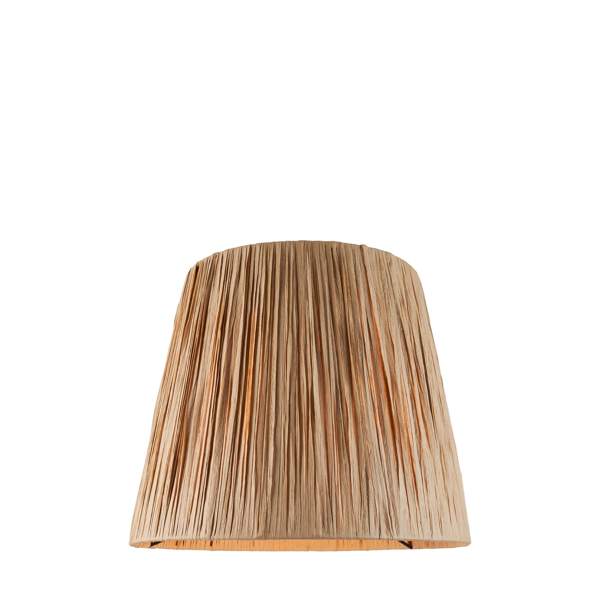 Endon Raffia Single Light Shade - Natural Raffia