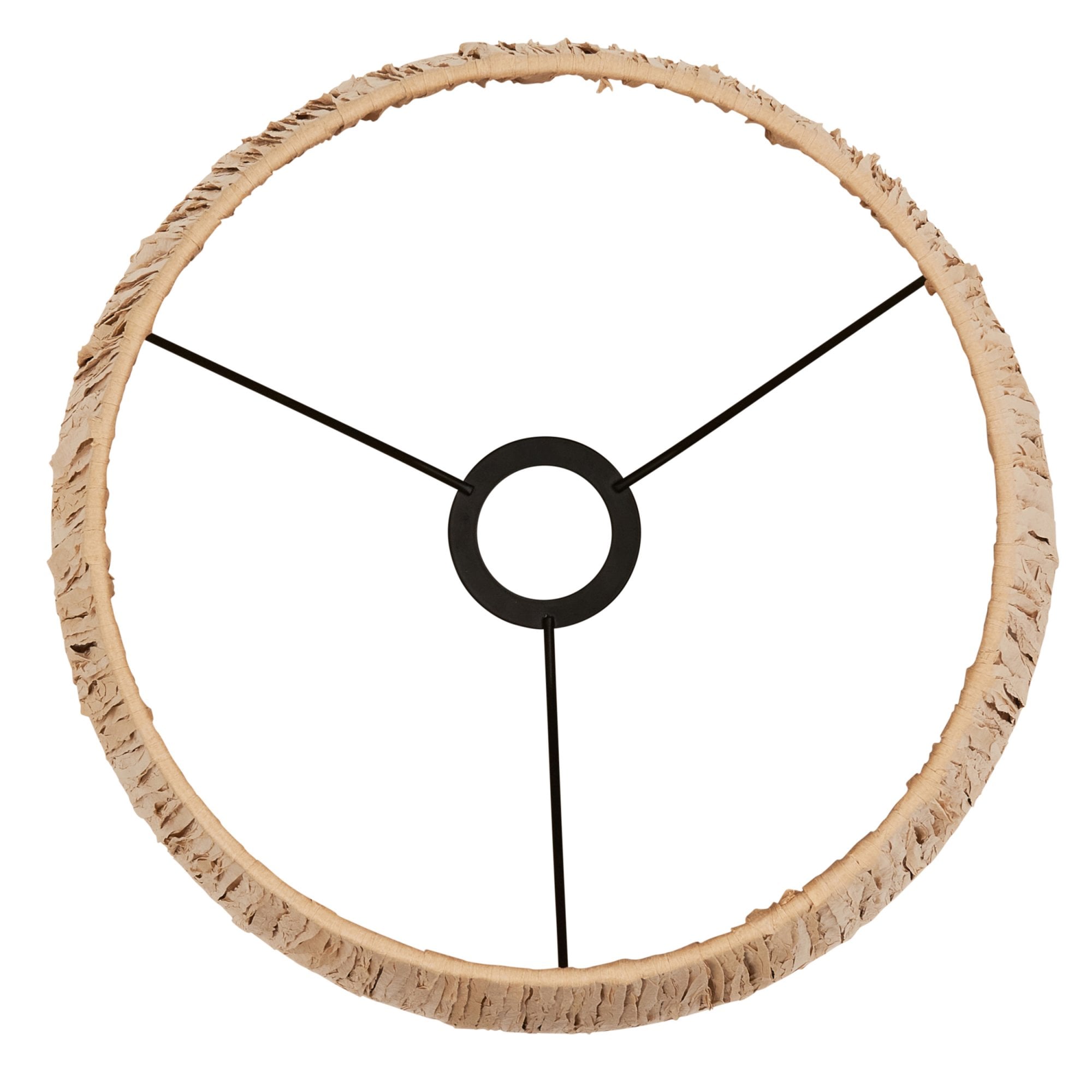 Endon Raffia Single Light Shade - Natural Raffia