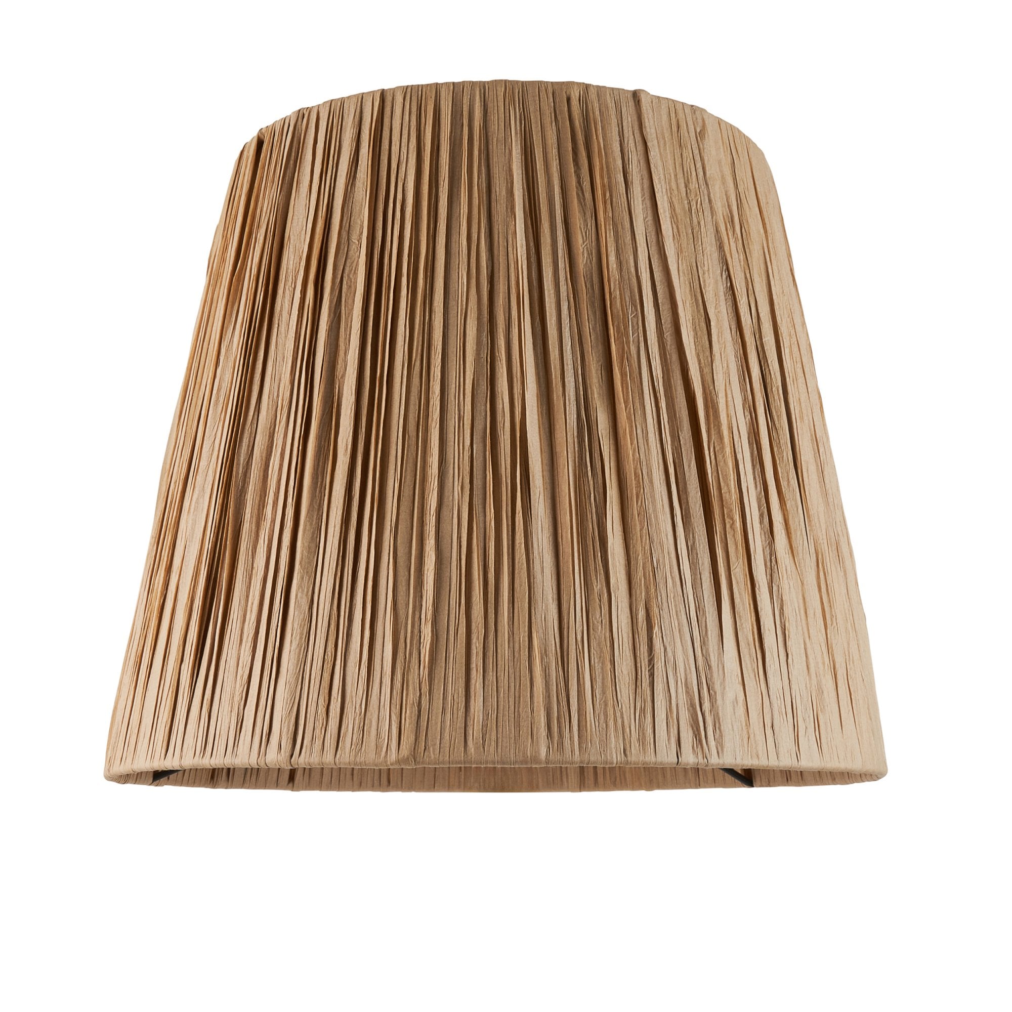 Endon Raffia Single Light Shade - Natural Raffia