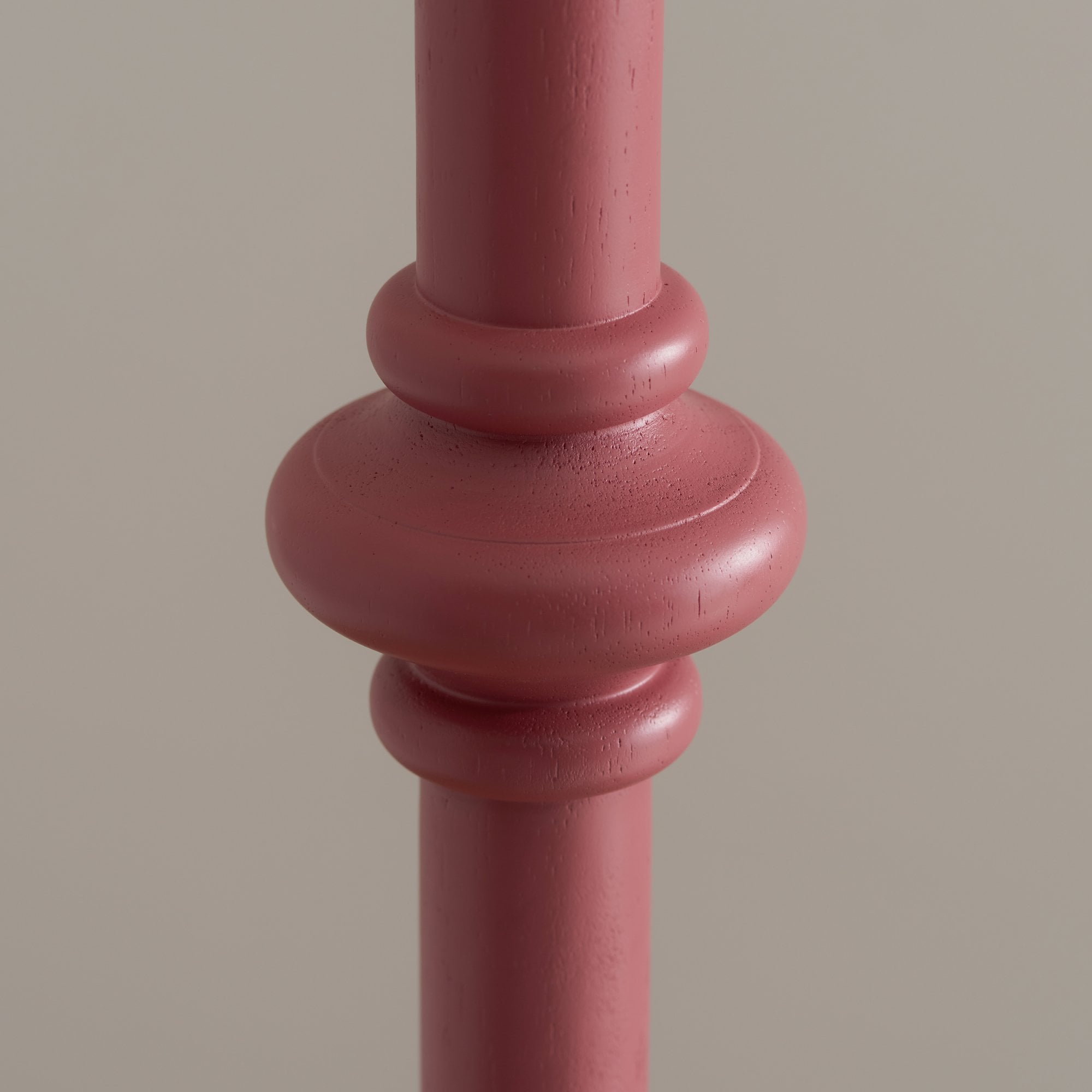 Endon Carnaby Single Light Floor - Satin Pink Clay Paint