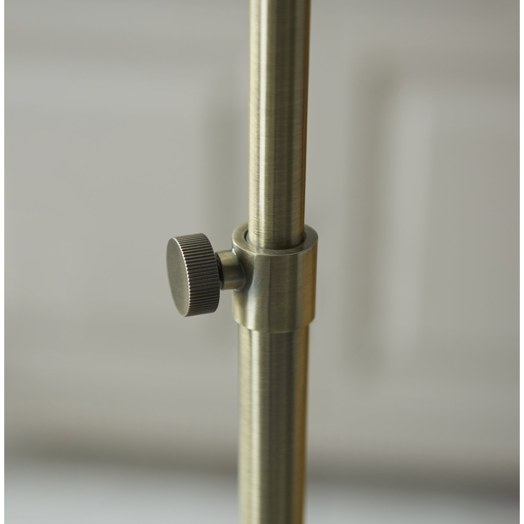 Endon Pharmacy Single Light Floor - Antique Brass Plate & Opal Glass