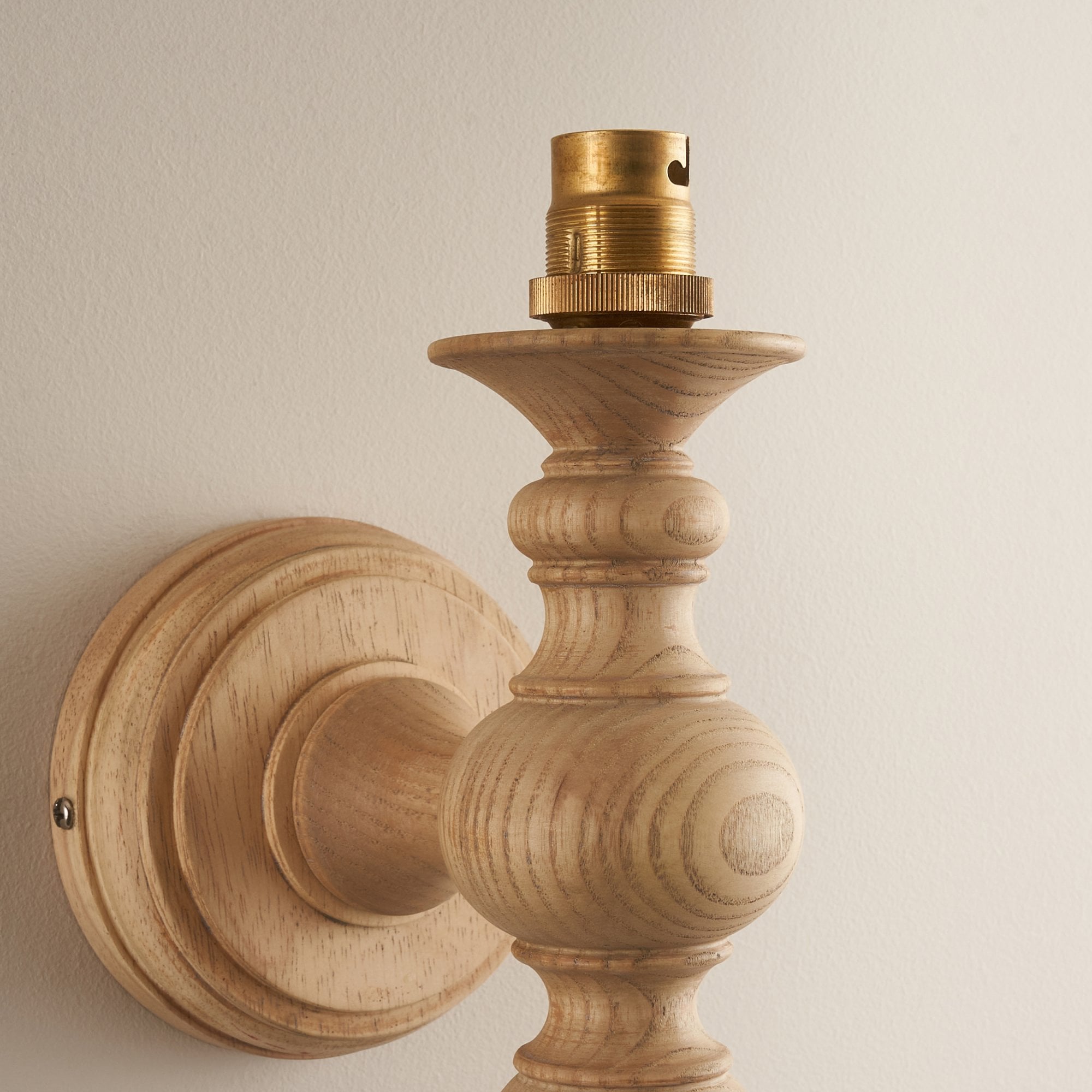 Endon Bibury Wall Light & Zigzag 20cm Apricot Orange Shade