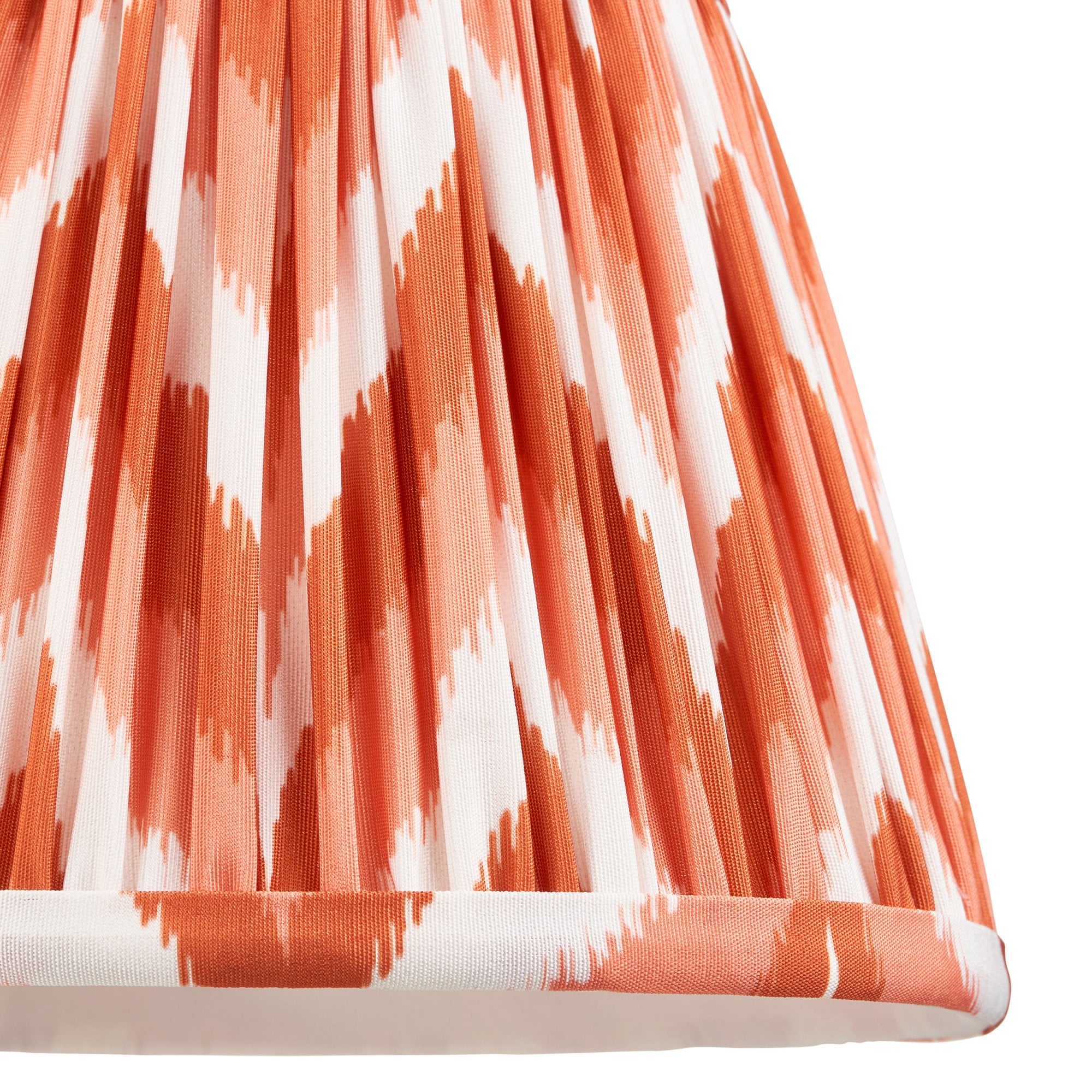 Endon Bibury Wall Light & Zigzag 20cm Apricot Orange Shade