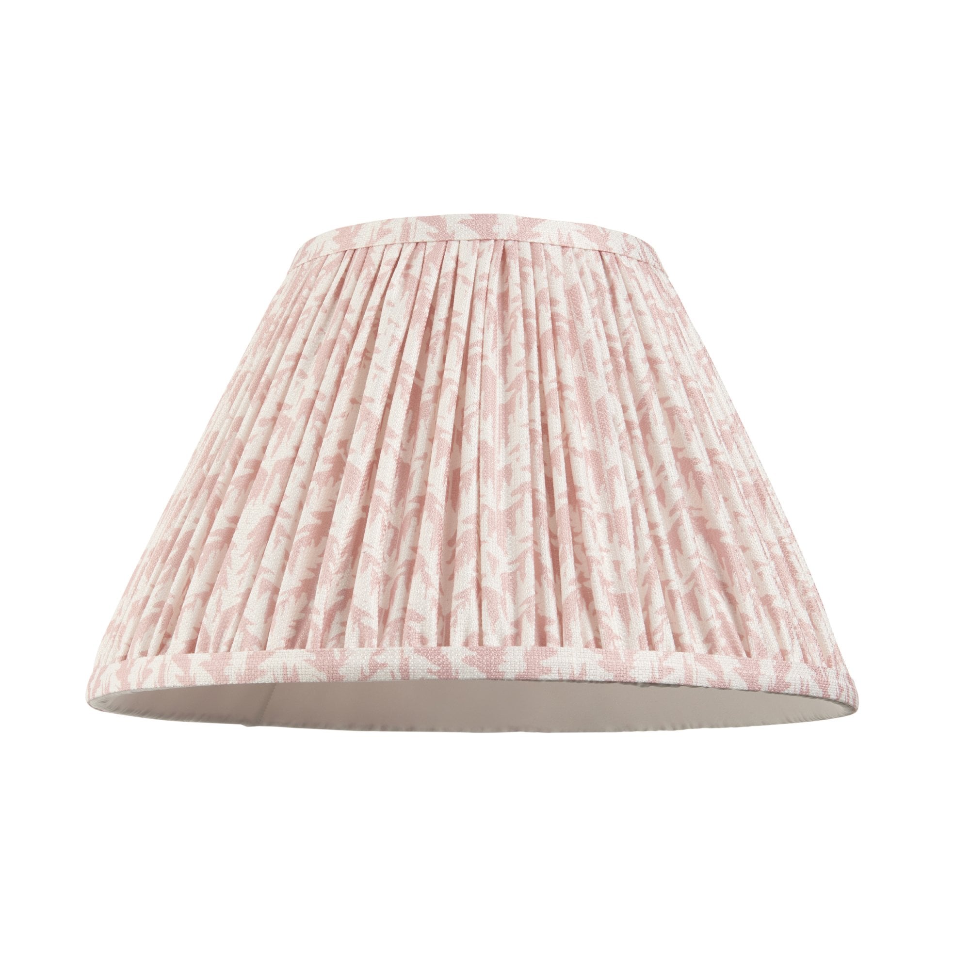 Endon Hidcote Table Lamp & Leaf 30cm Peachy Keen Shade