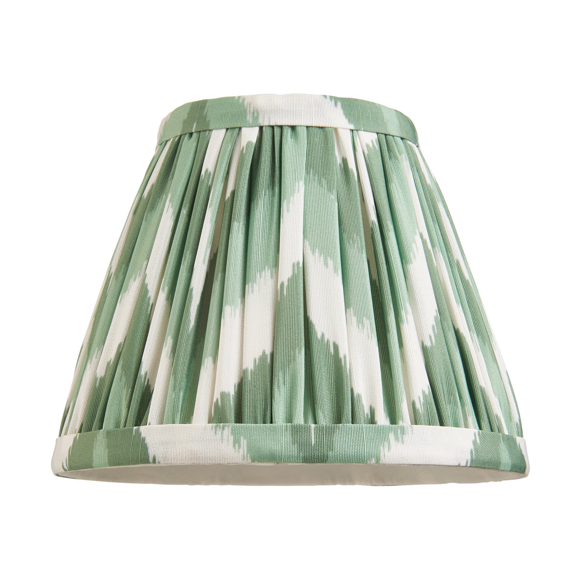 Endon Burley Rechargeable Wall Light & Zigzag 16cm Cotswold Green Shade