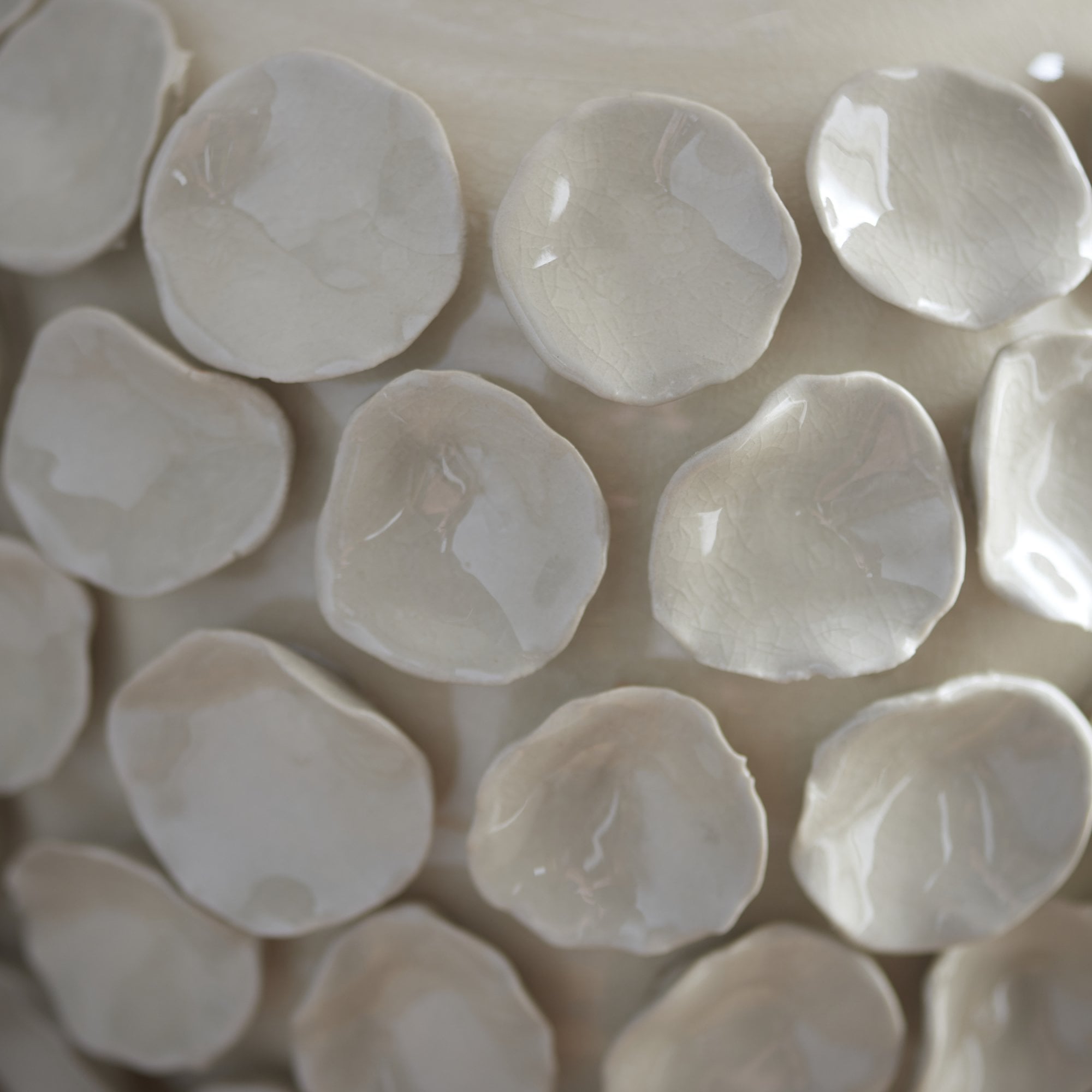 Endon Borello Table Lamp & Leaf 35cm Pearl Grey Shade