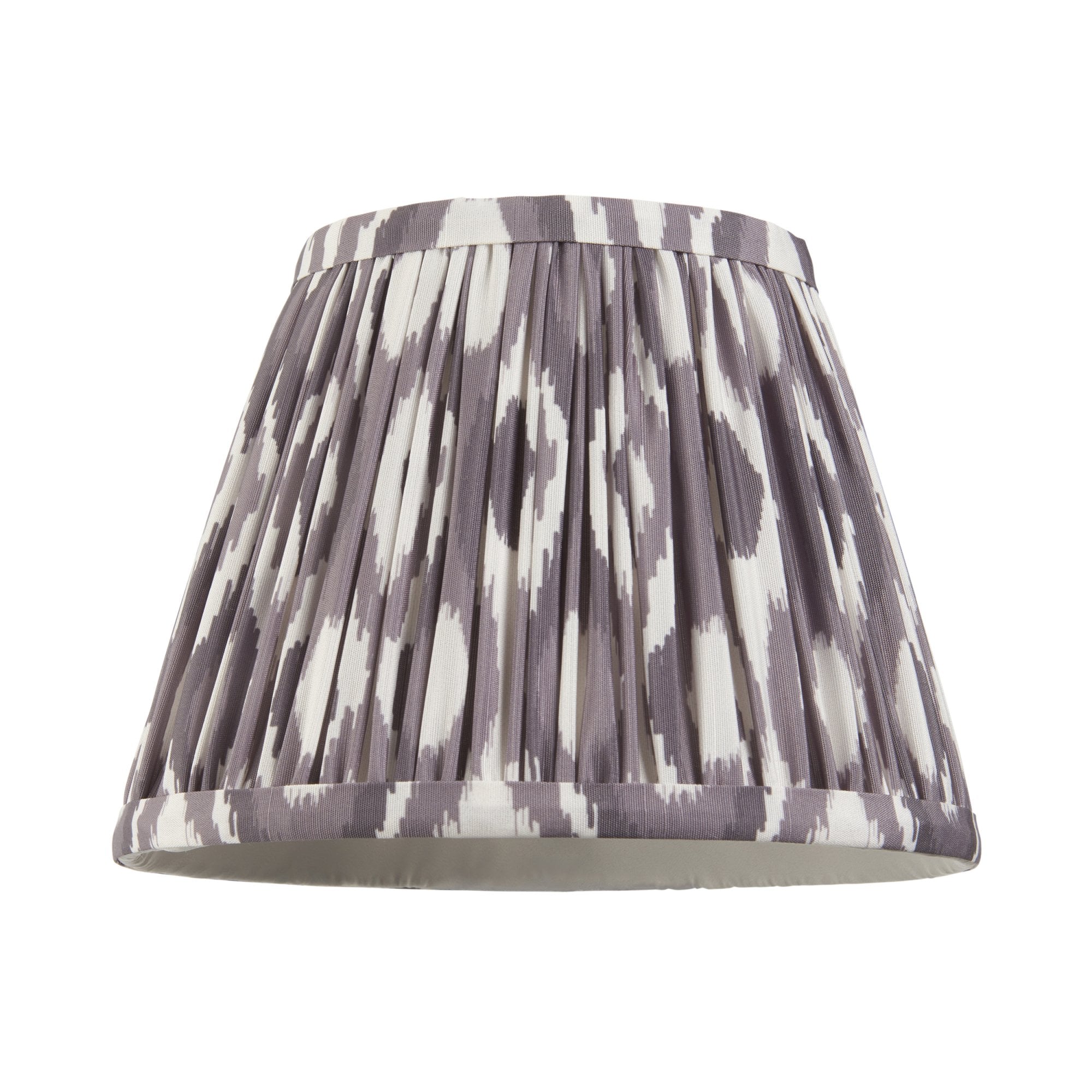 Endon Santiago Wall Light & Ikat 20cm Pearl Grey Shade