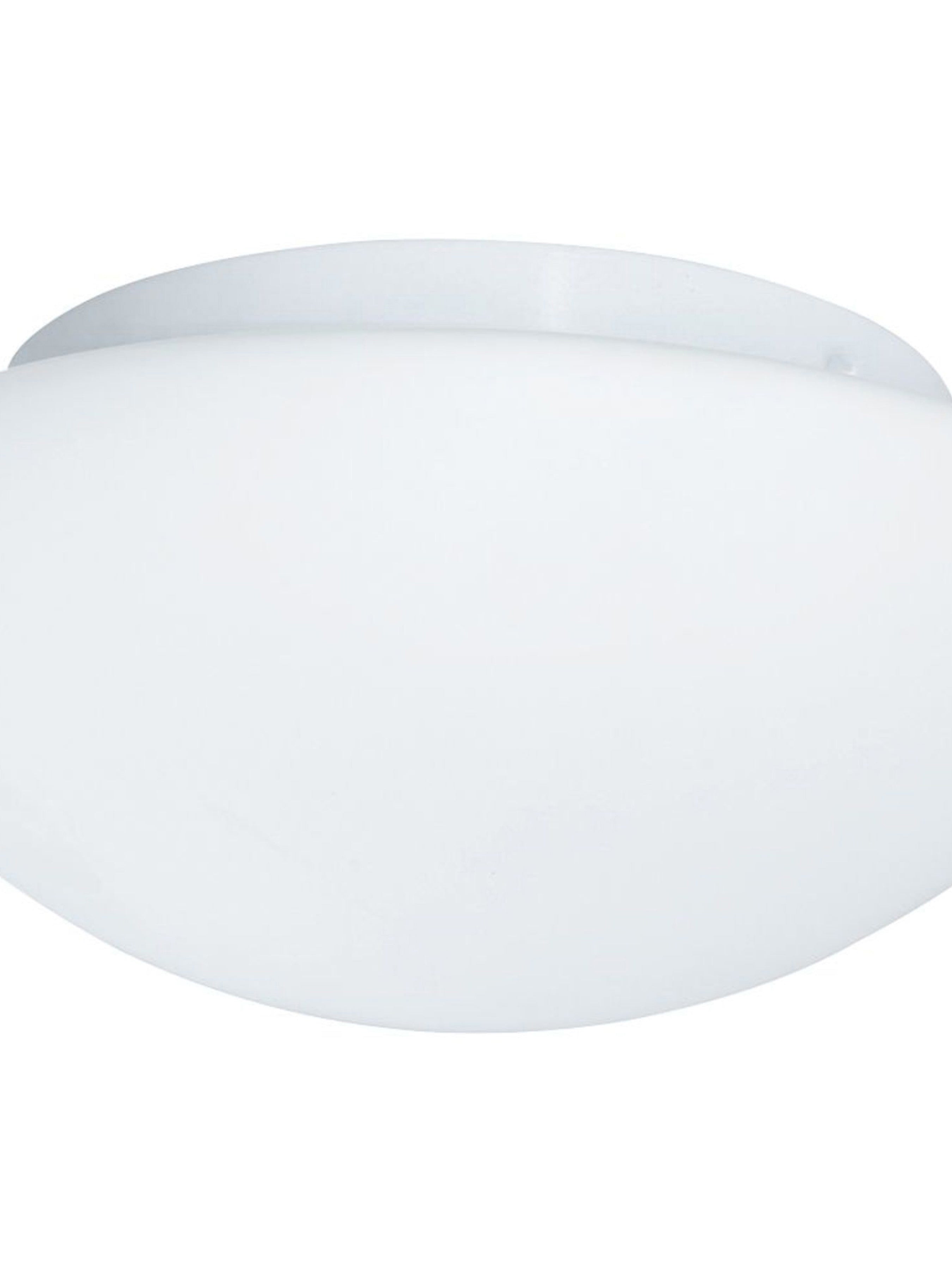 Searchlight Barmouth Bathroom Flush Fitting IP44 2 Light - White Opal Glass 28cm