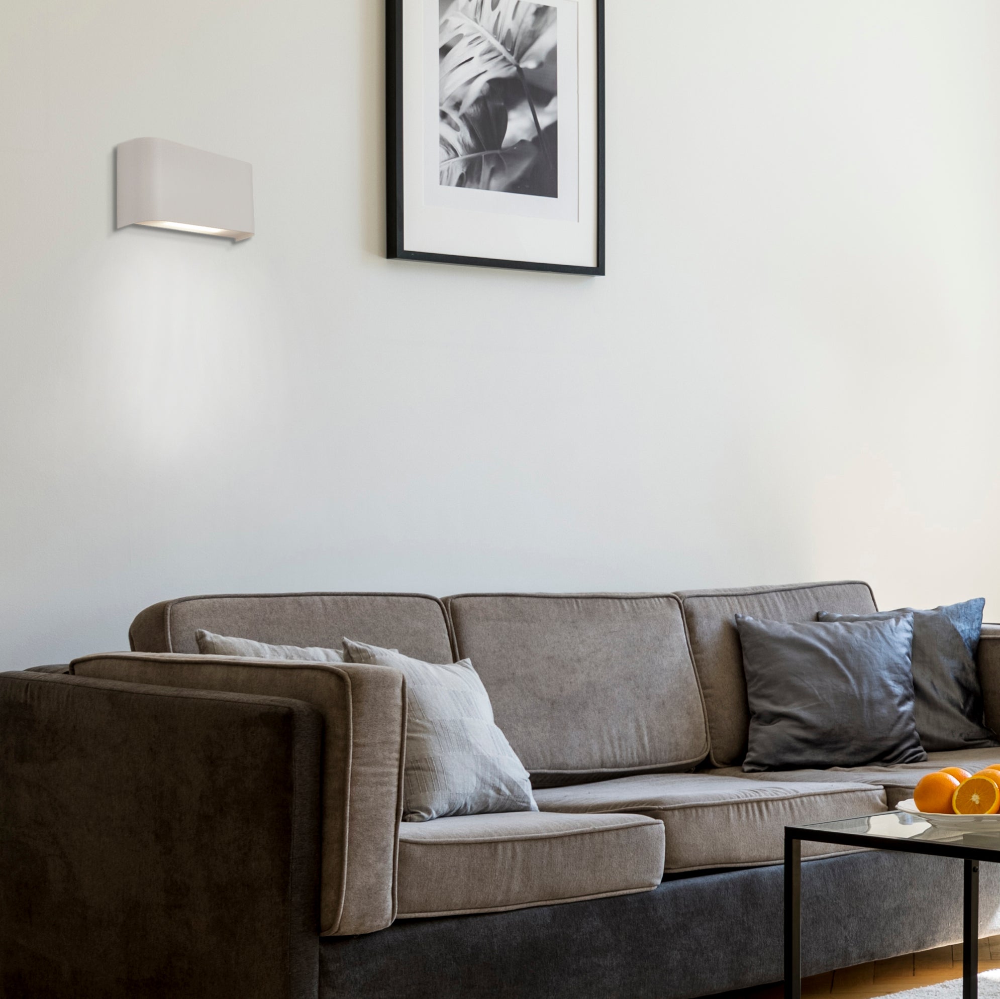 Searchlight Marius 2 Light Up/Down Wall Light - White