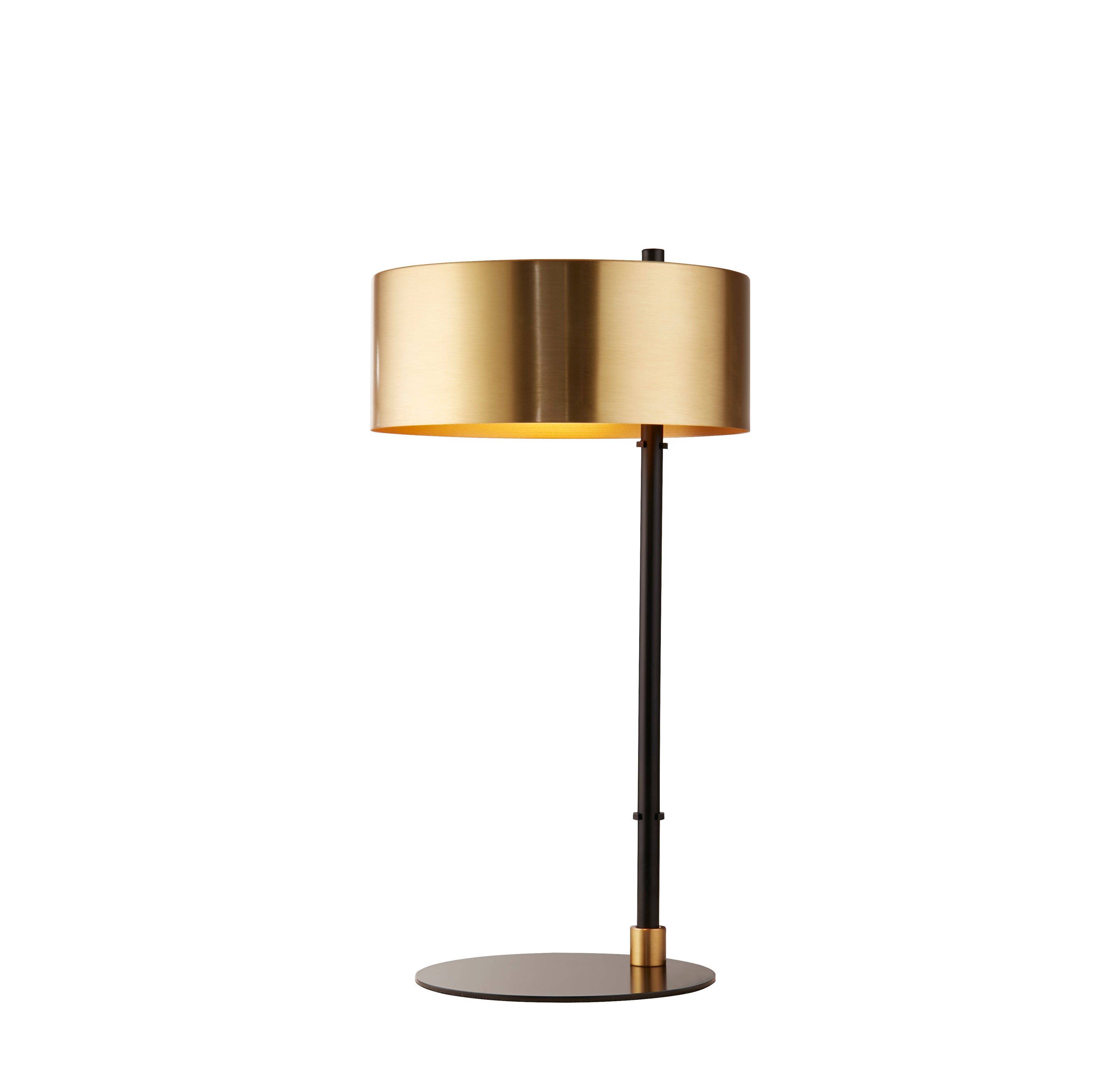 Searchlight Kearsley Table Lamp - Black & Gold Metal