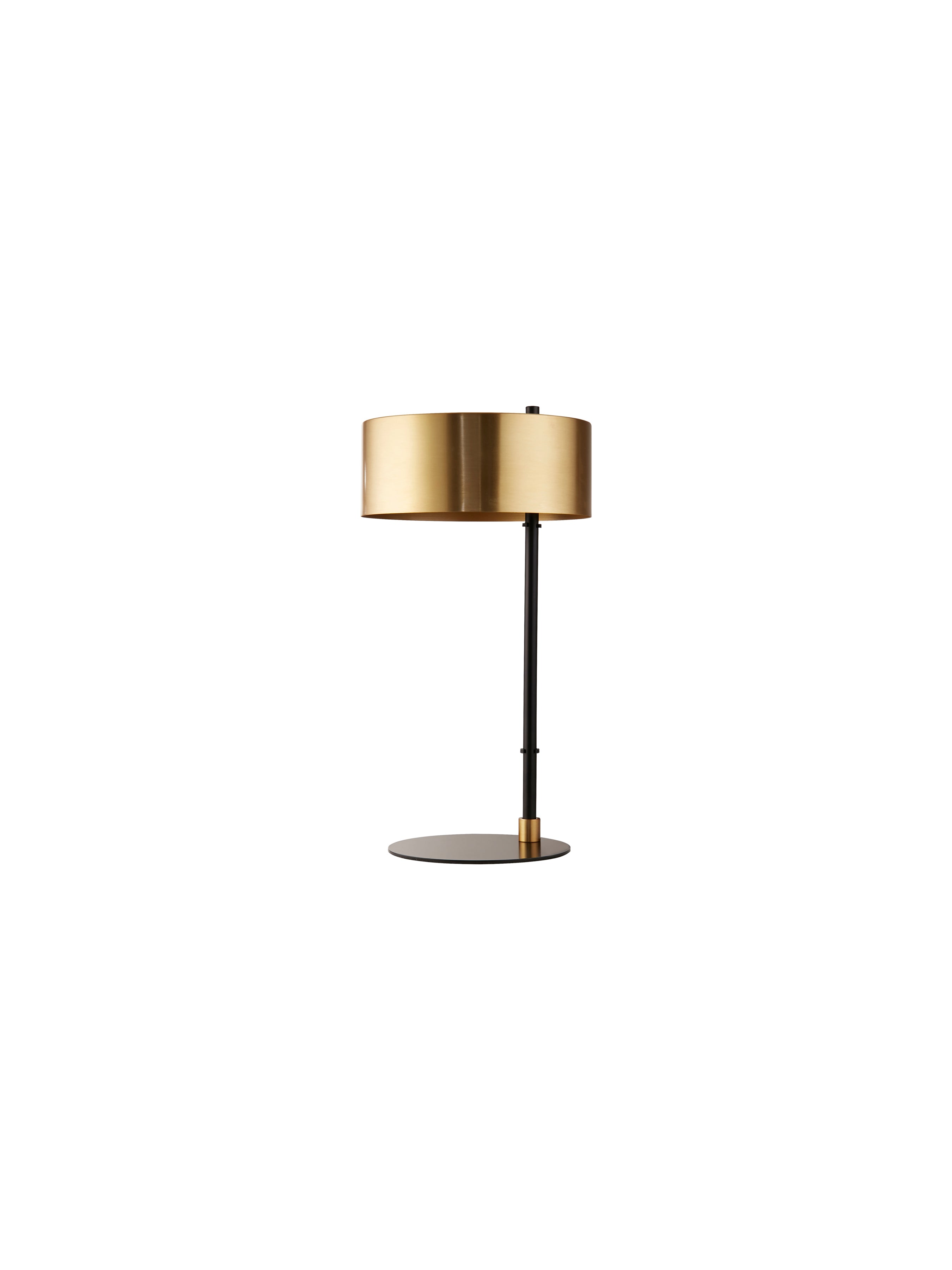 Searchlight Kearsley Table Lamp - Black & Gold Metal