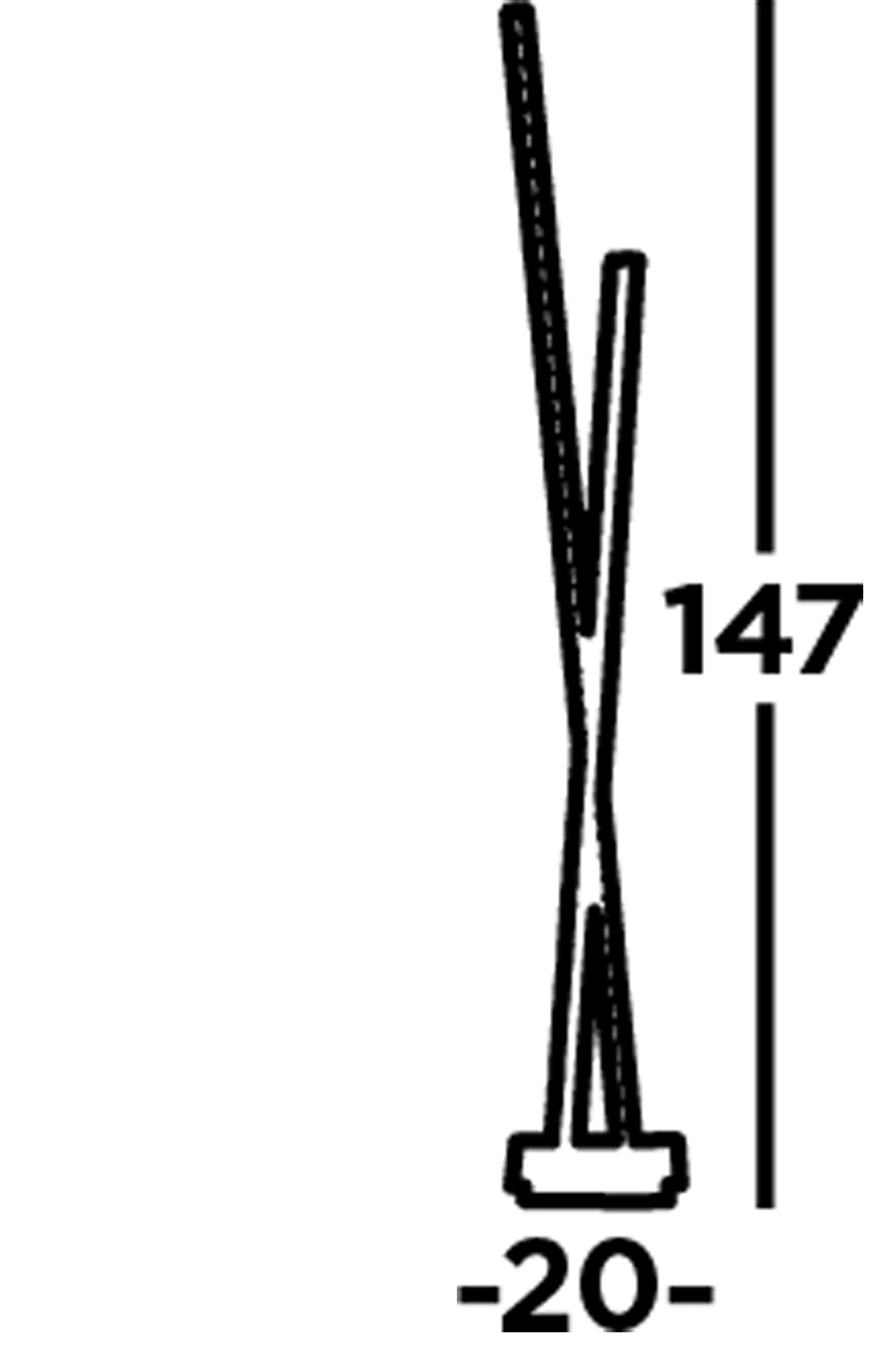 Searchlight Canarvan Floor Lamp - Chrome & Clear Crystal