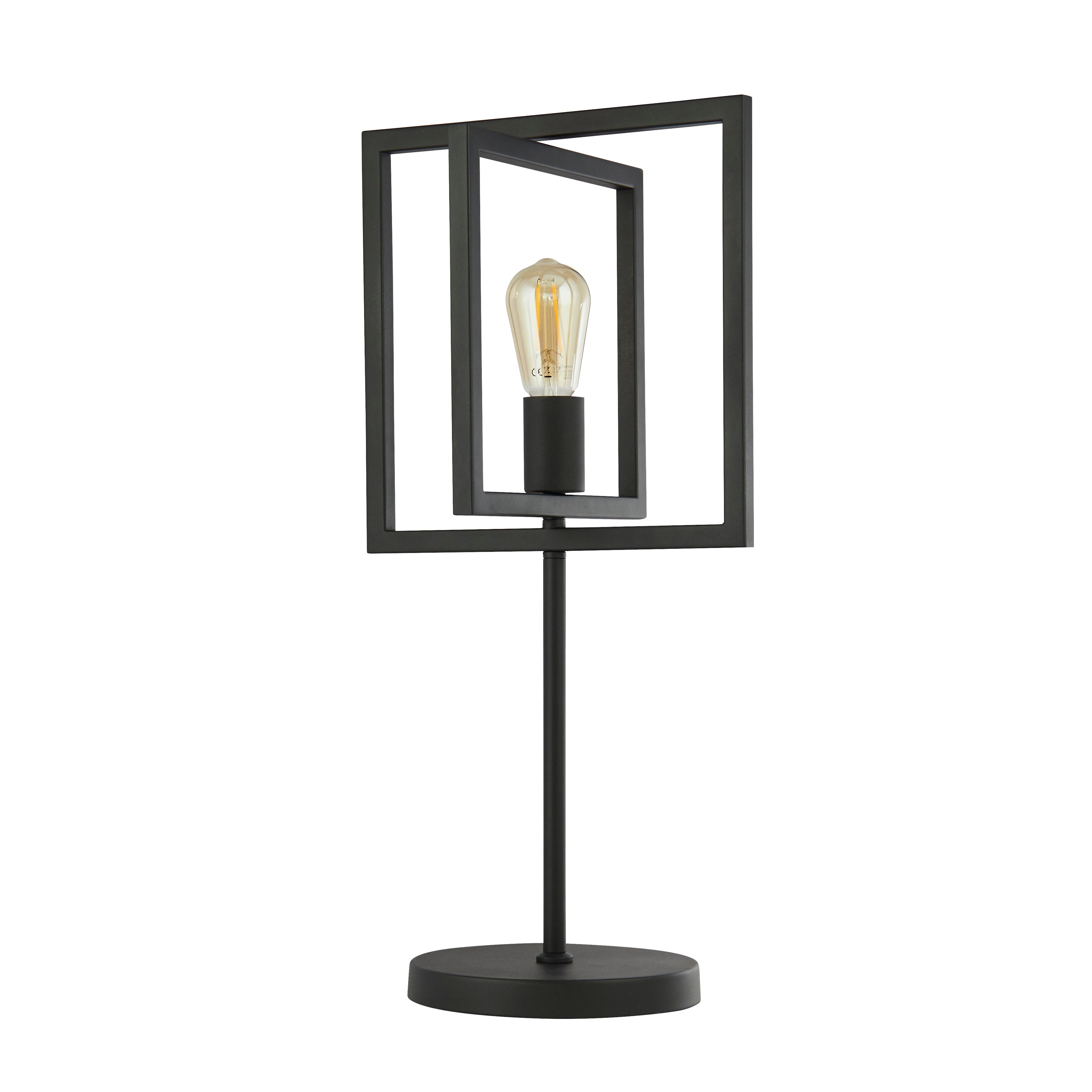 Searchlight Pickwick Adjustable Table Lamp - Matt Black