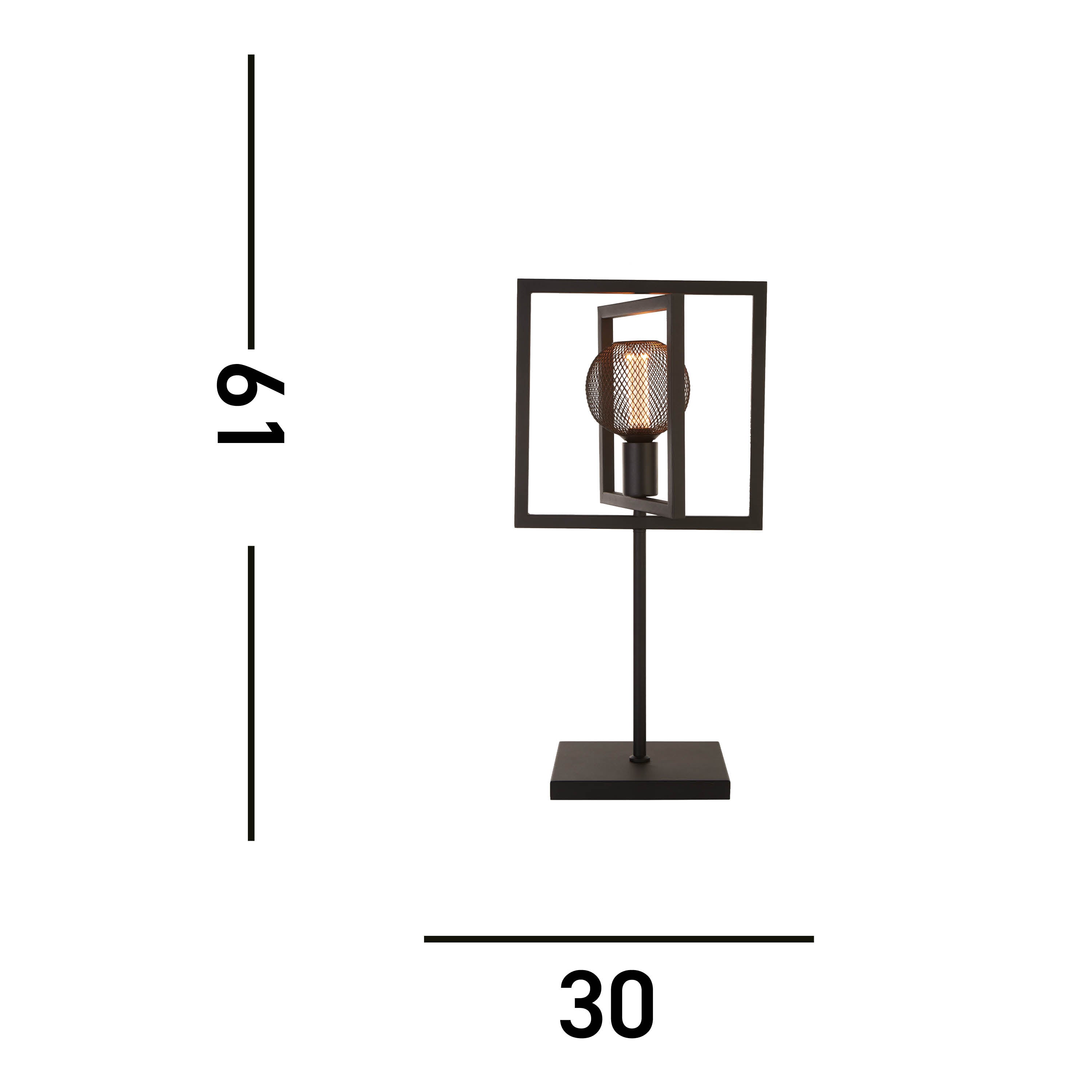 Searchlight Pickwick Adjustable Table Lamp - Matt Black