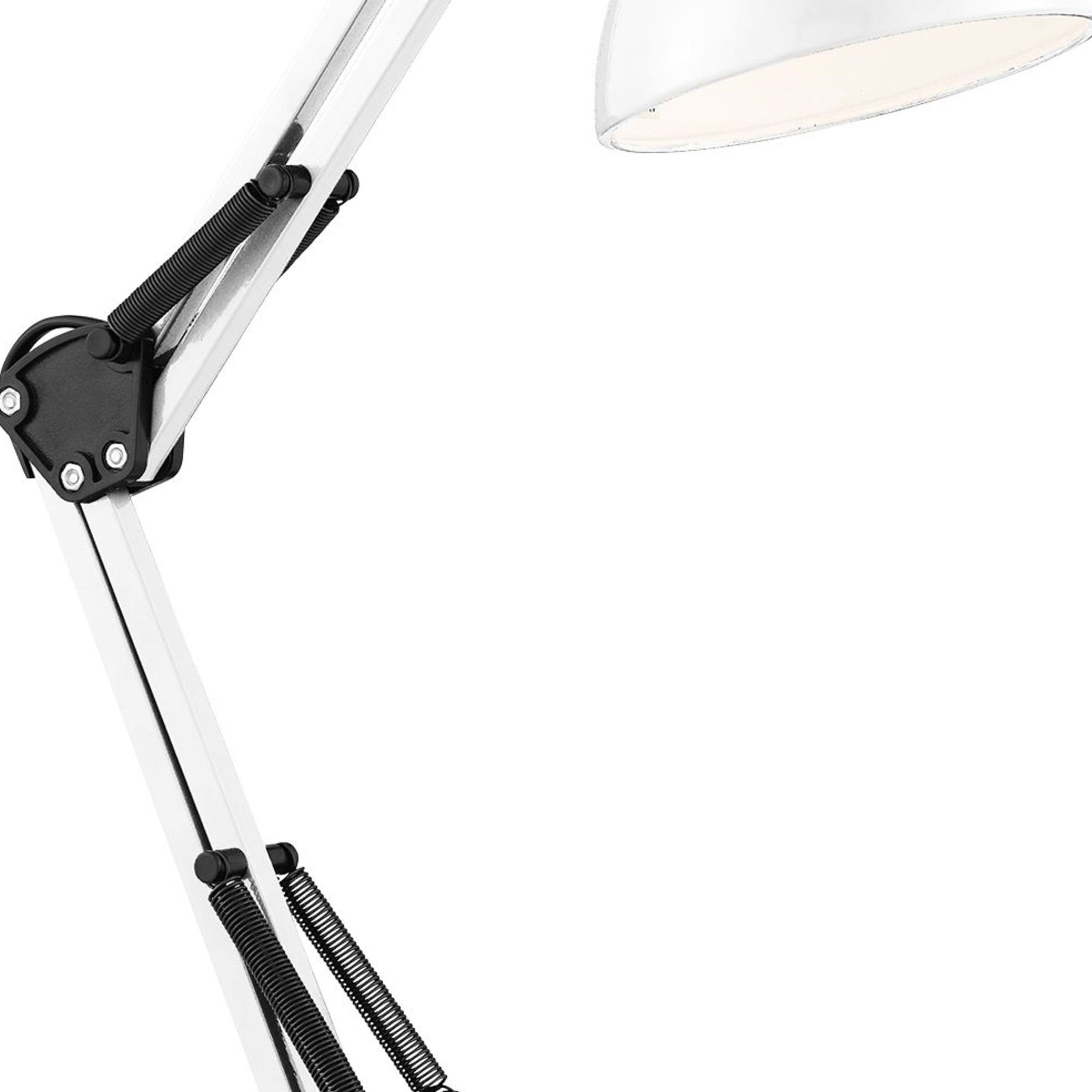 Searchlight Dane Desk Table Lamp - White