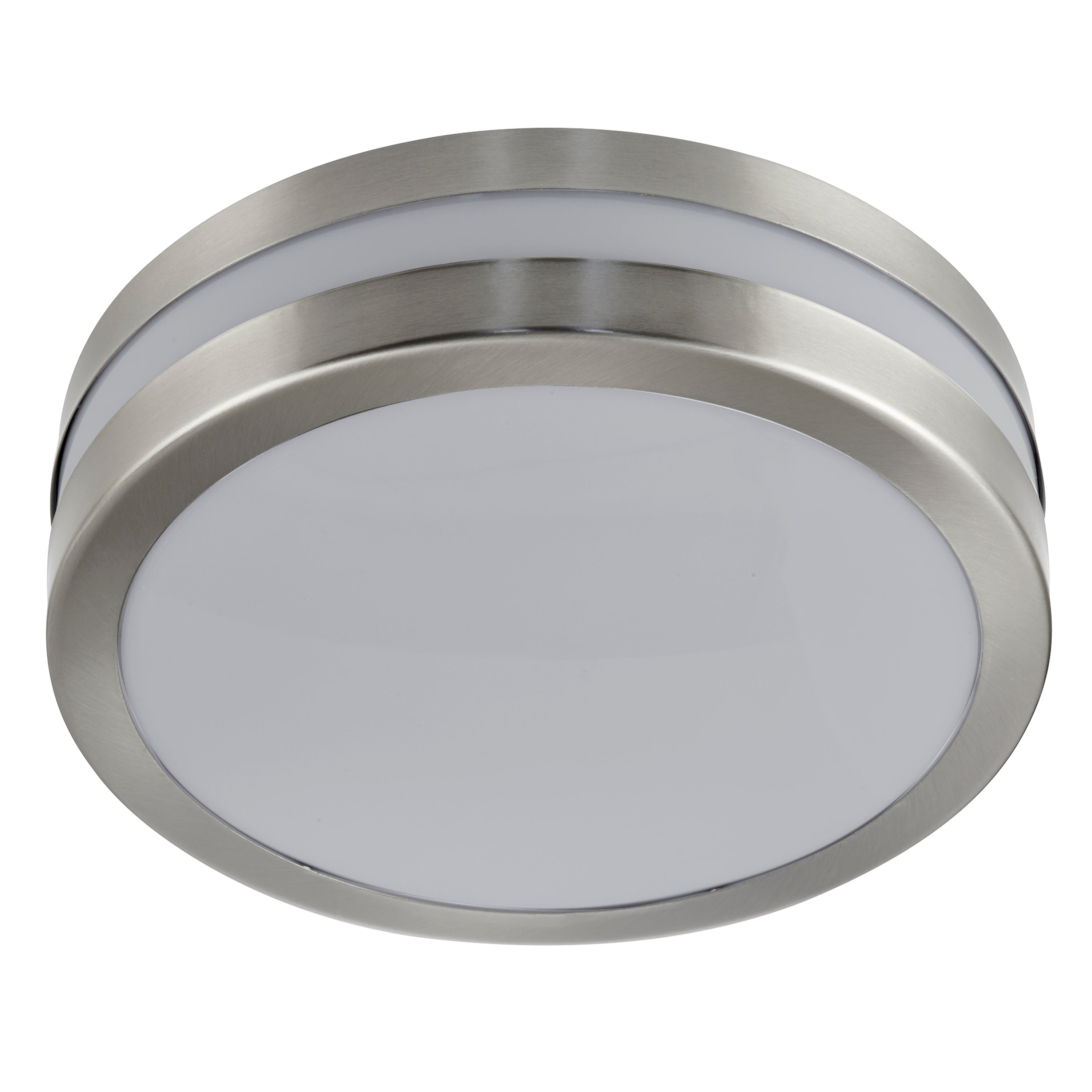 Searchlight Nestor 2 Light LED Outdoor & Porch Light - Stainless Steel - IP44