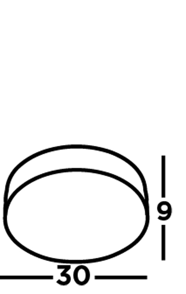 Searchlight Viola Chrome Glass LED Flush Light With Crystal Centre Decoration