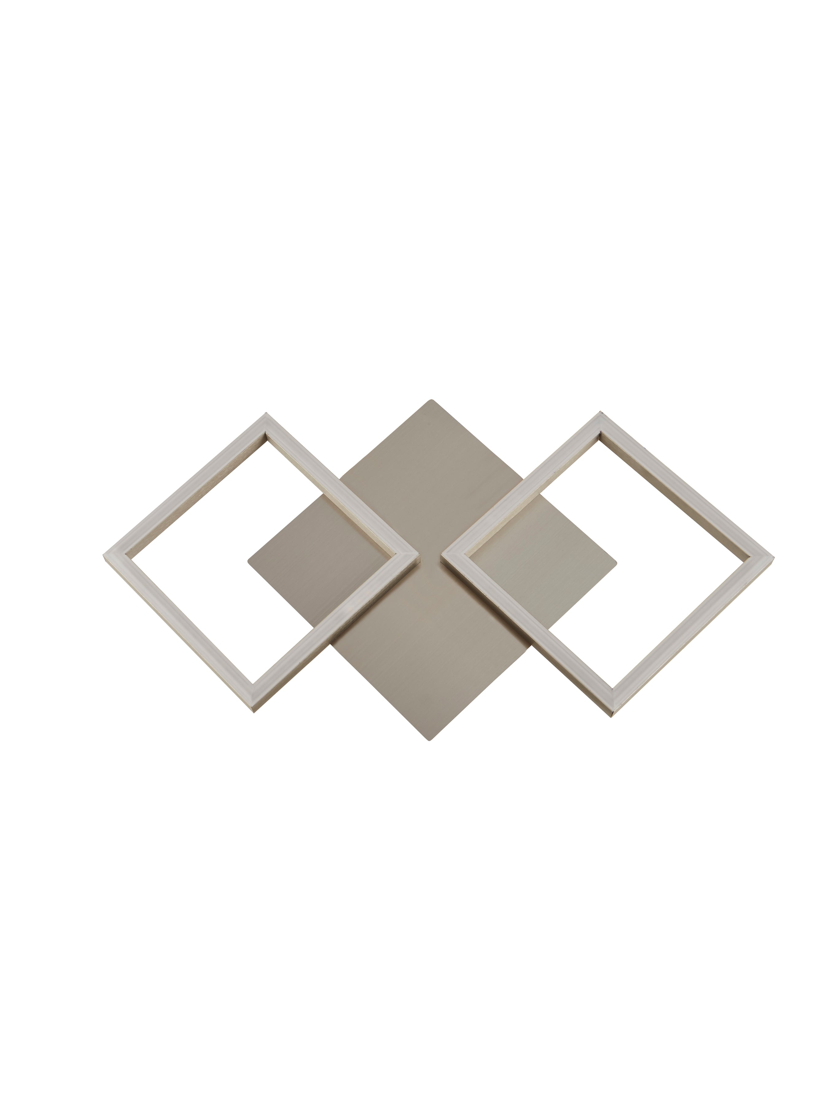 Searchlight Waltham 2 Light LED Wall Light - Satin Silver