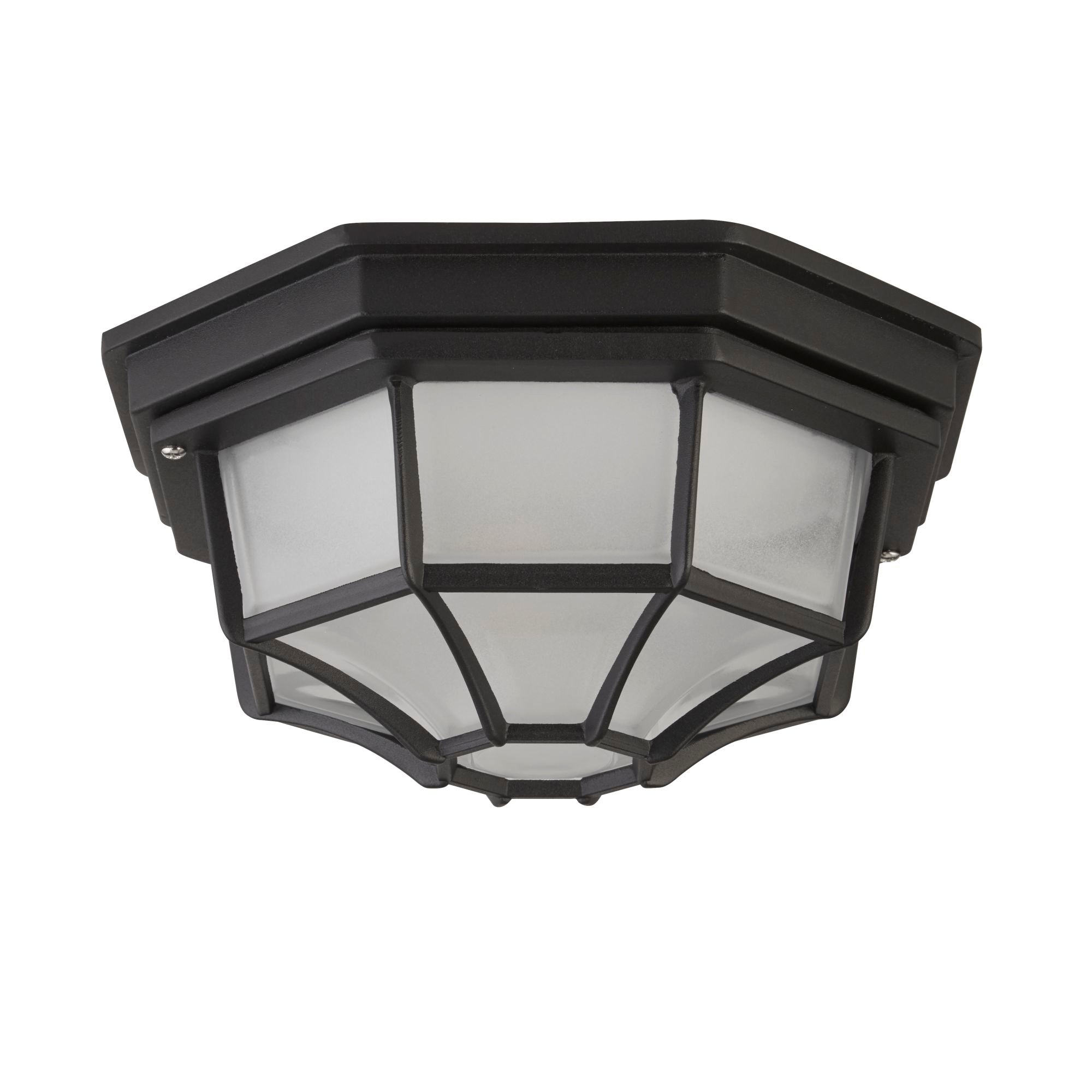 Searchlight Verona Flush Outdoor Light - Aluminium & Glass - IP44
